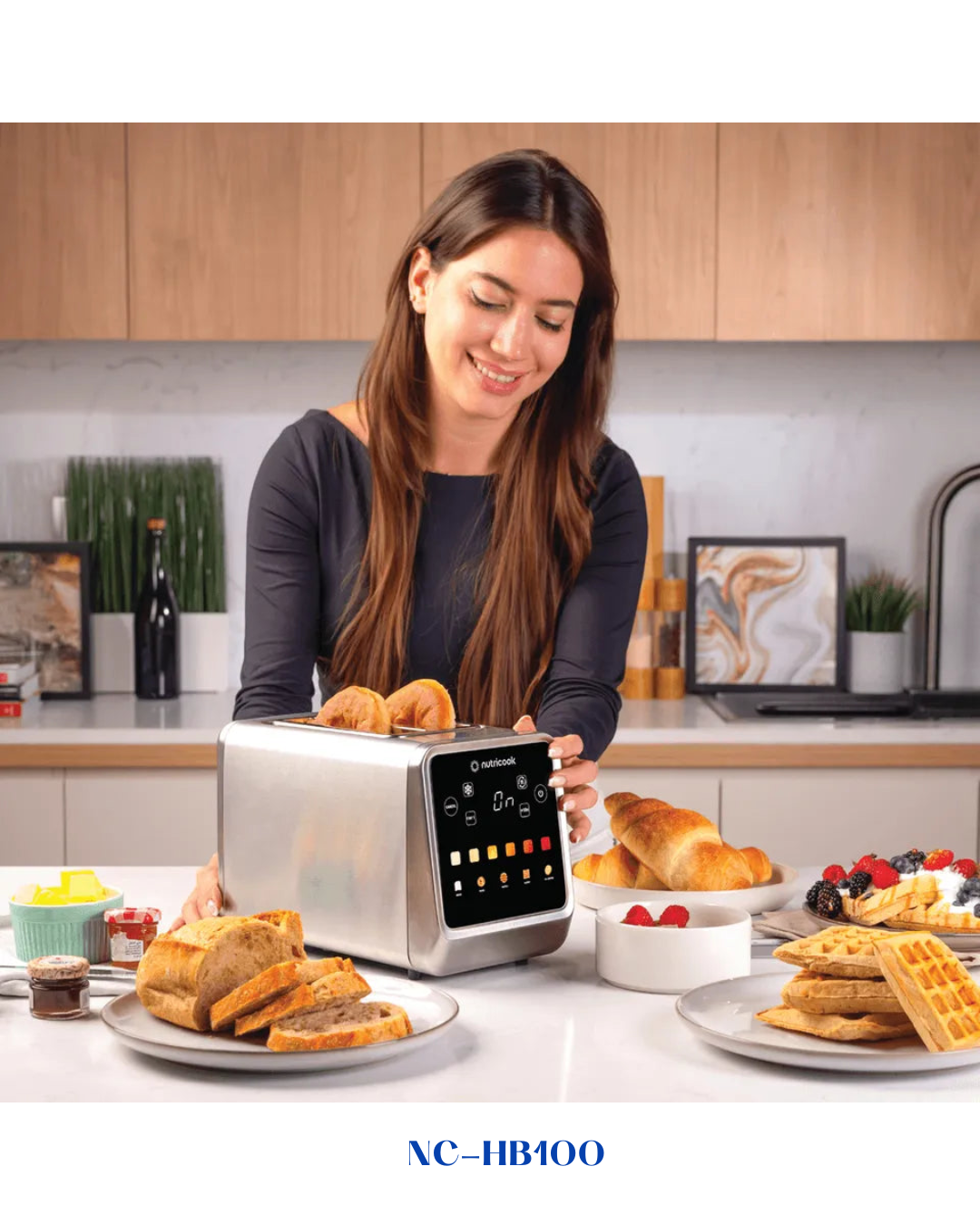 NUTRICOOK DIGITAL TOASTER 4 SLICE-1450W