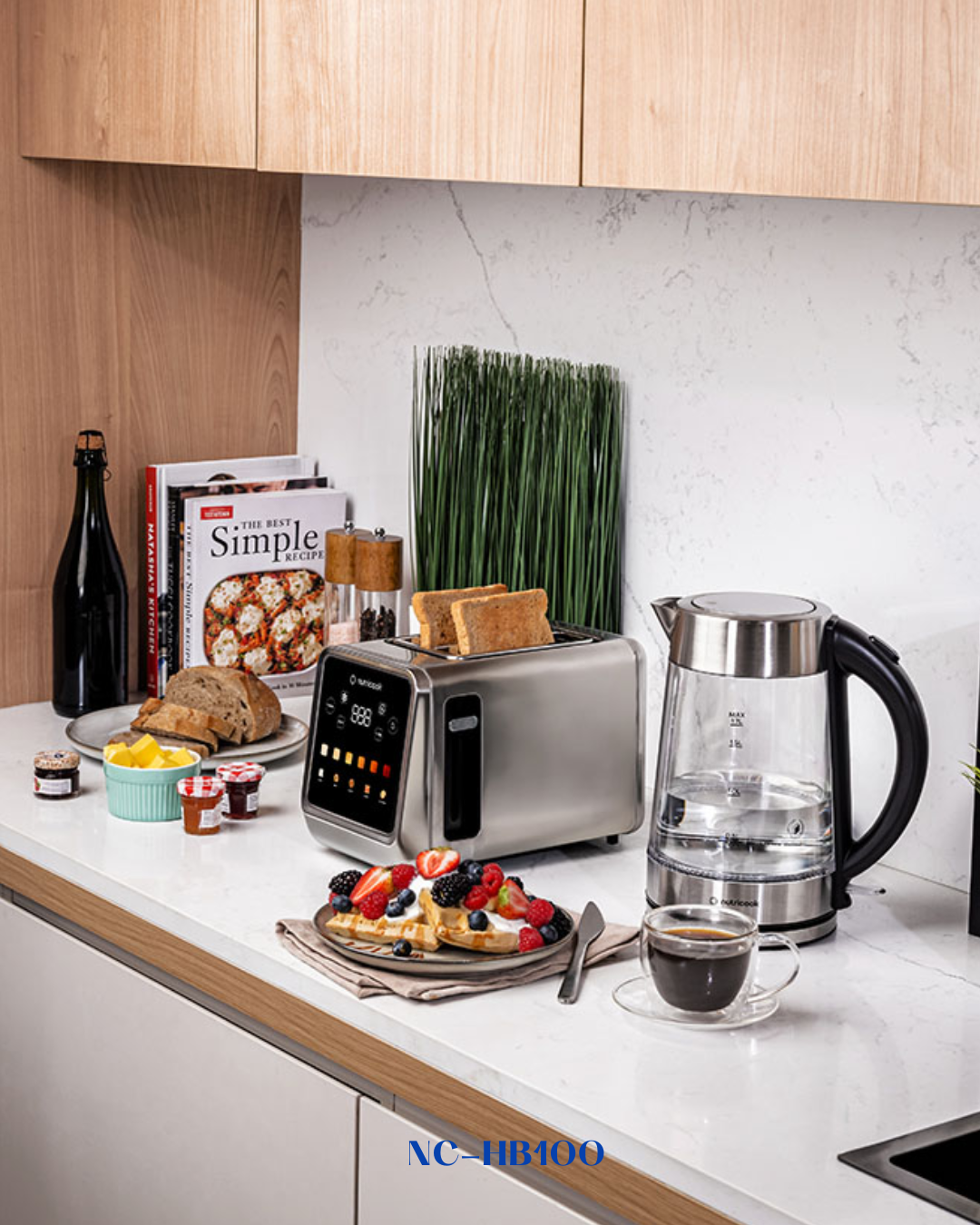 NUTRICOOK DIGITAL TOASTER 4 SLICE-1450W