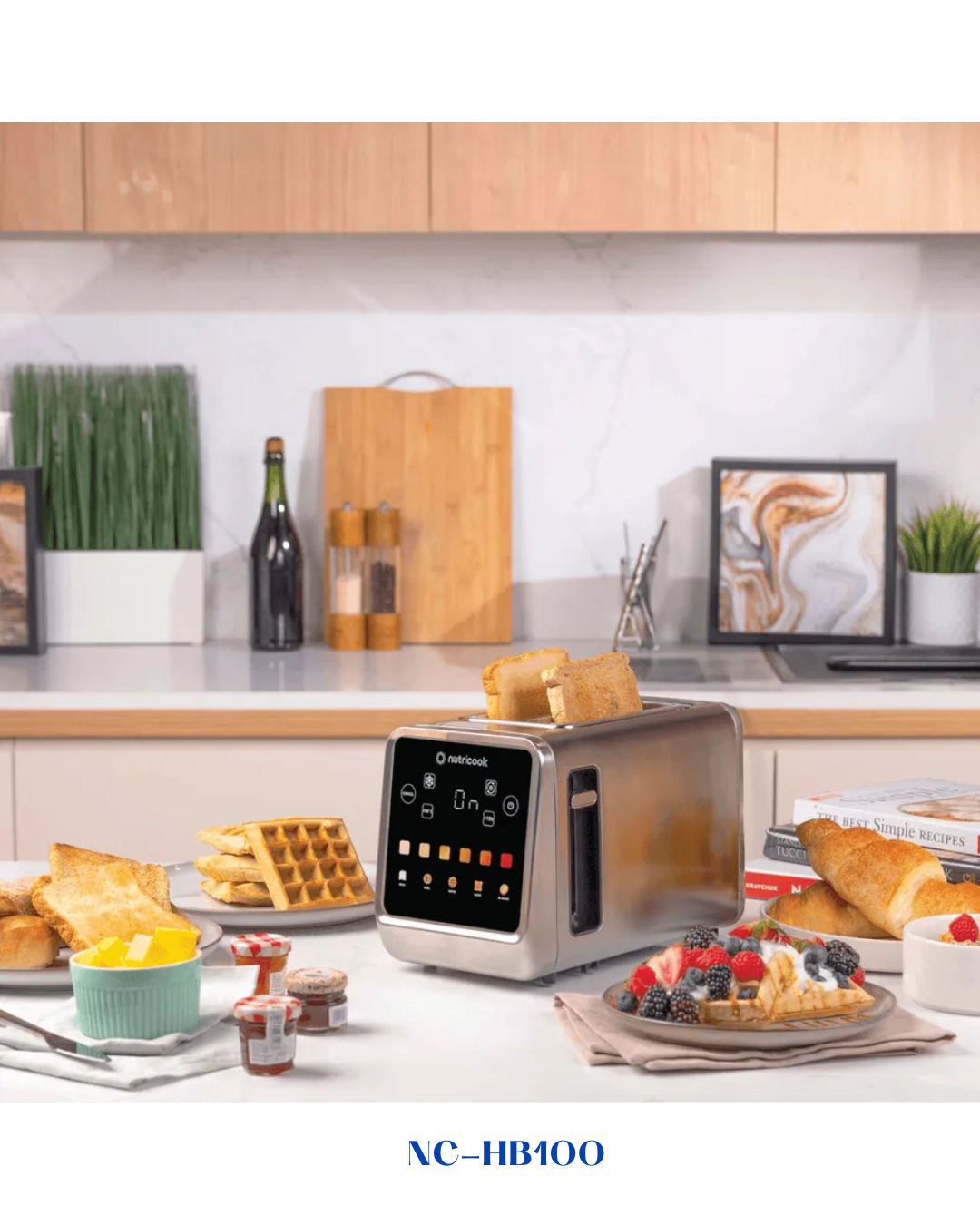 NUTRICOOK DIGITAL TOASTER 4 SLICE-1450W