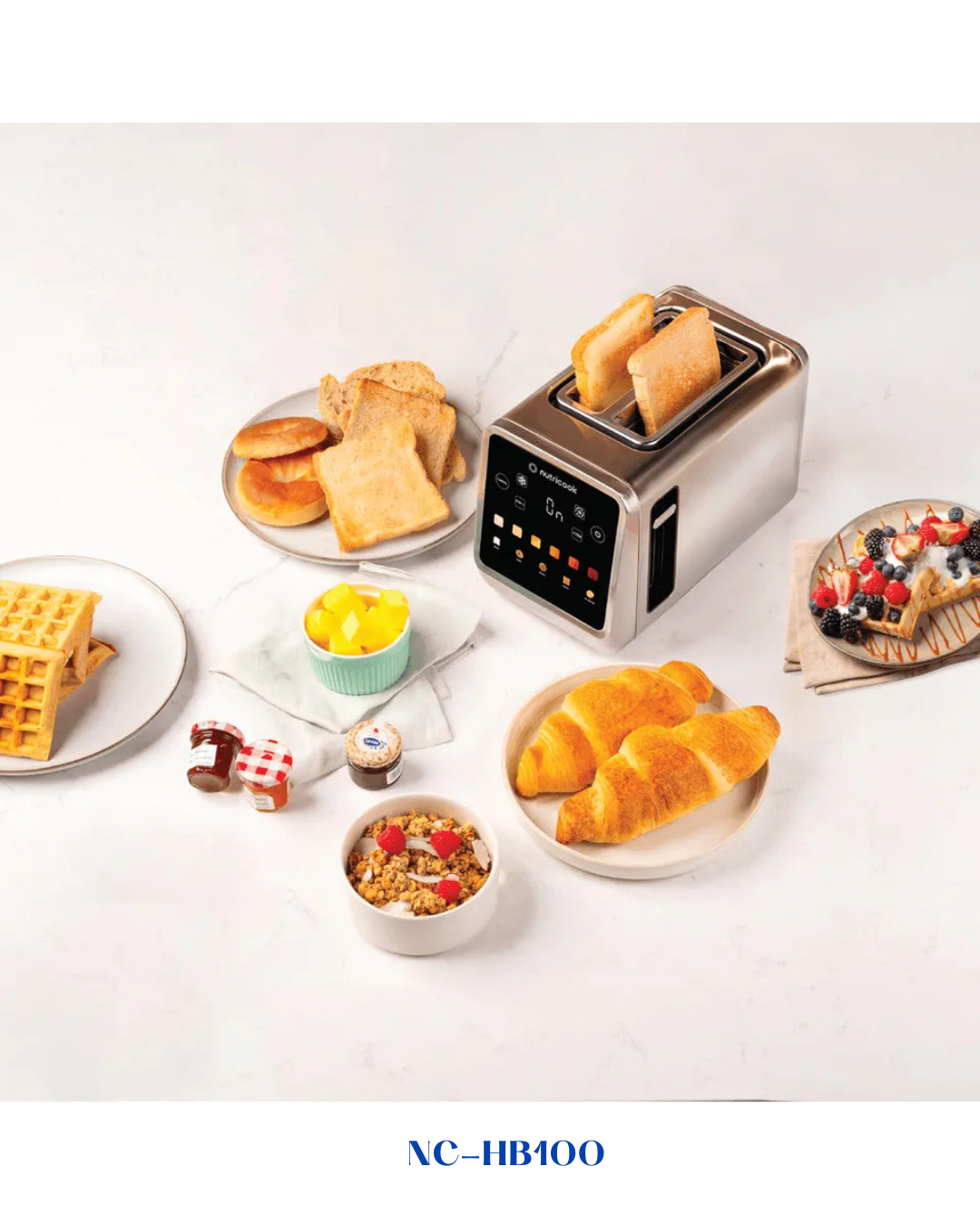 NUTRICOOK DIGITAL TOASTER 4 SLICE-1450W