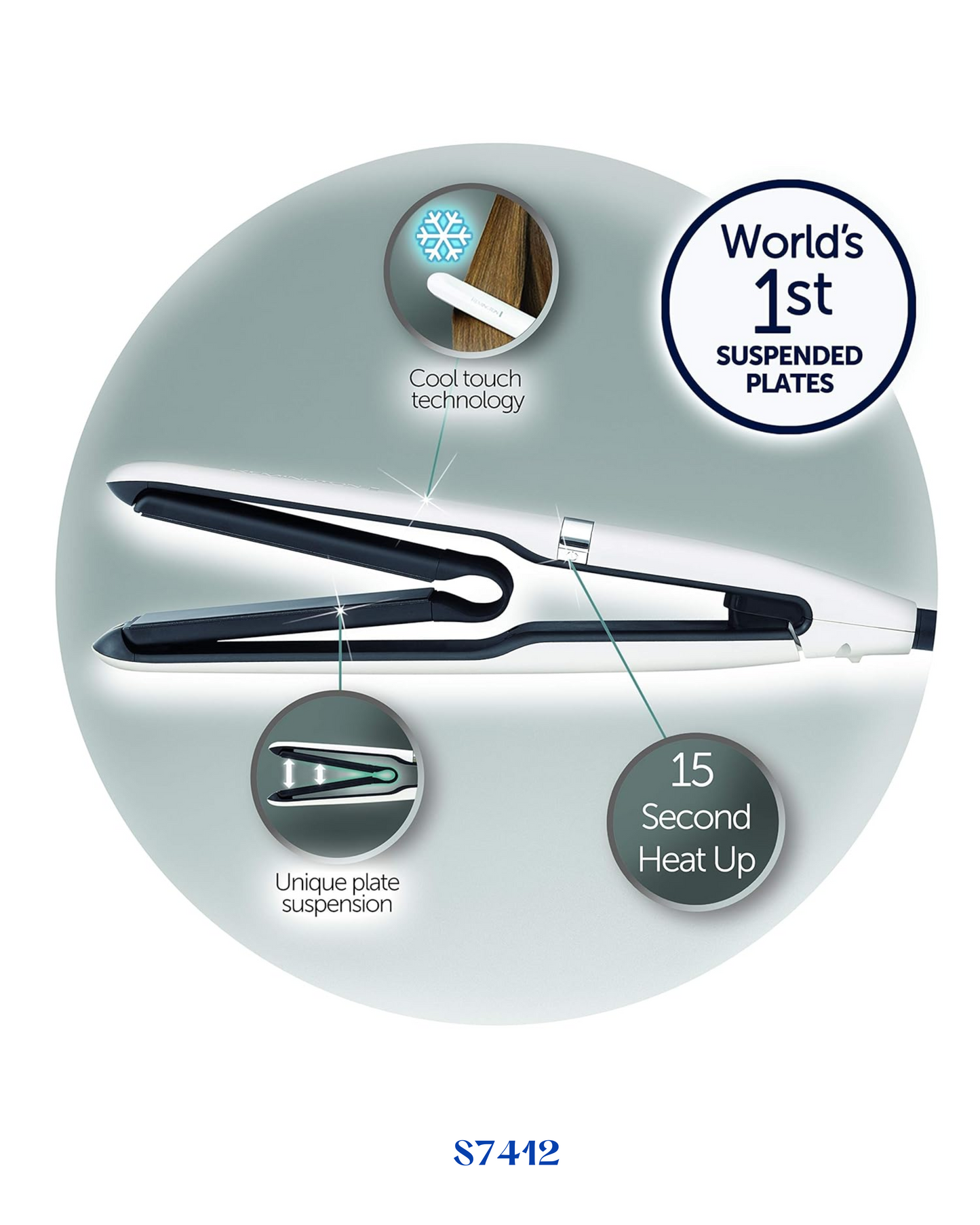 REMINGTON AIR PLATES HAIR STRAIGHTENER
