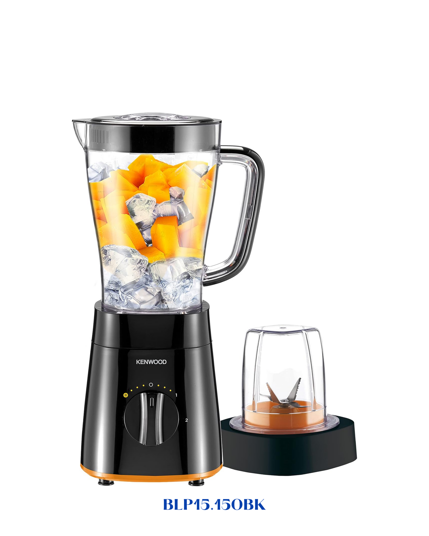 KENWOOD - BLASTIC BLENDER WITH MILL BLACK 500W-2L