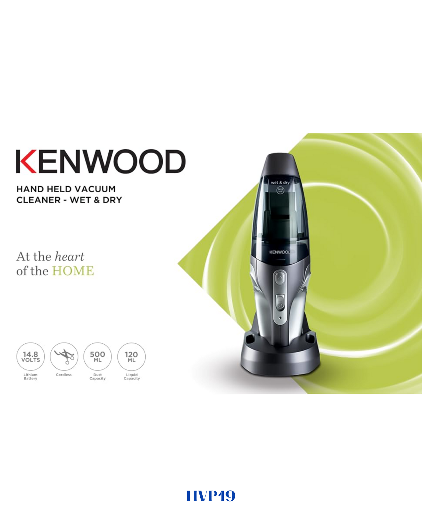 KENWOOD VACUUM WET AND DRY 14.8V-20 MIN