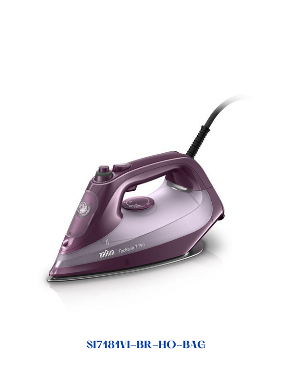 BRAUN TEXSTYLE 7 PRO STEAM IRON VIOLET 3100W