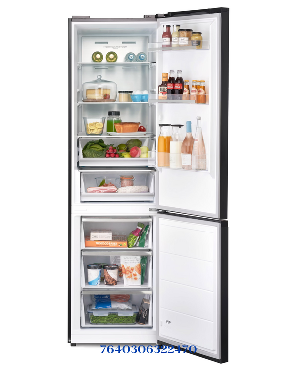 TRISA COMBI FRIDGE BLACK 223W 378L