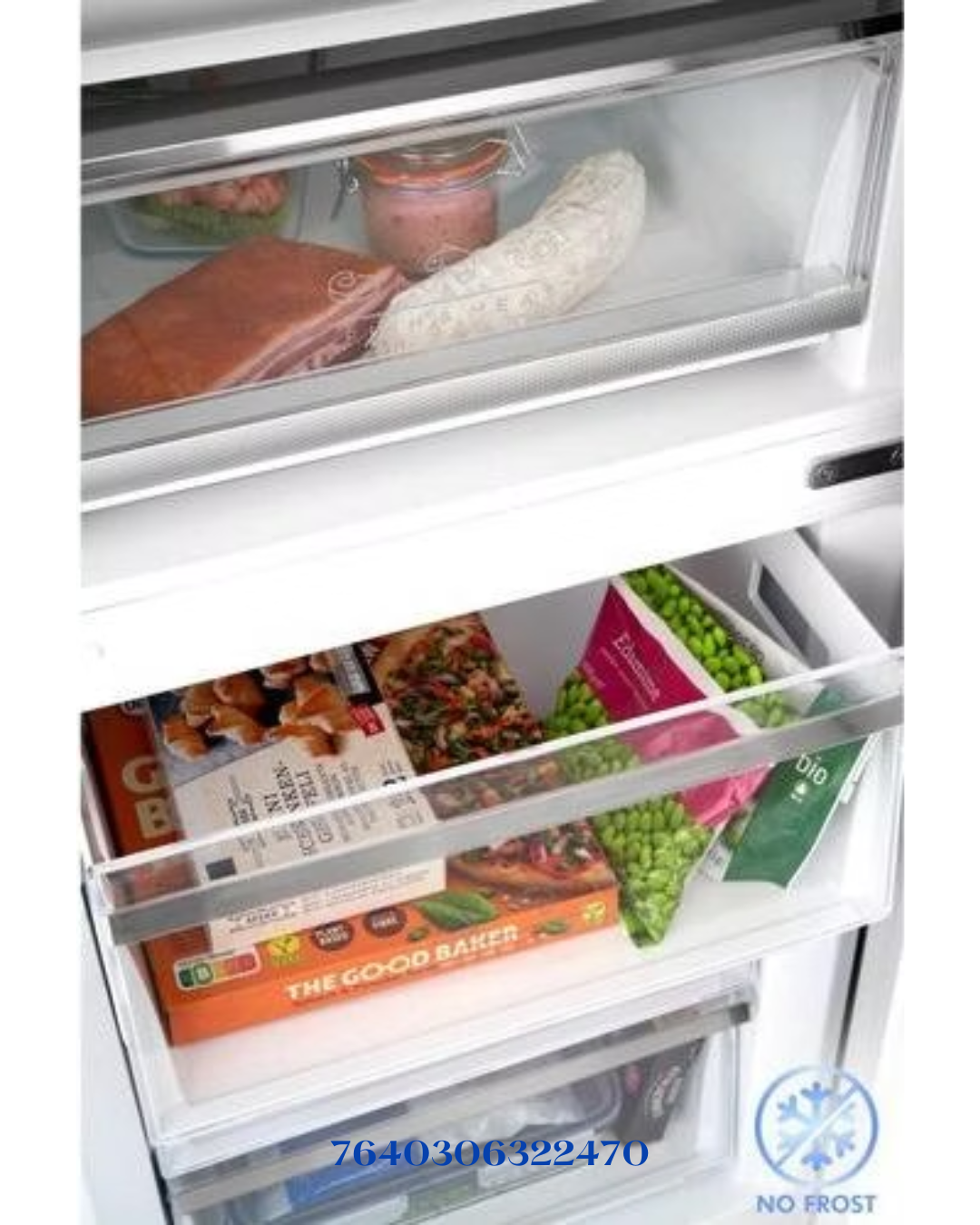 TRISA COMBI FRIDGE BLACK 223W 378L