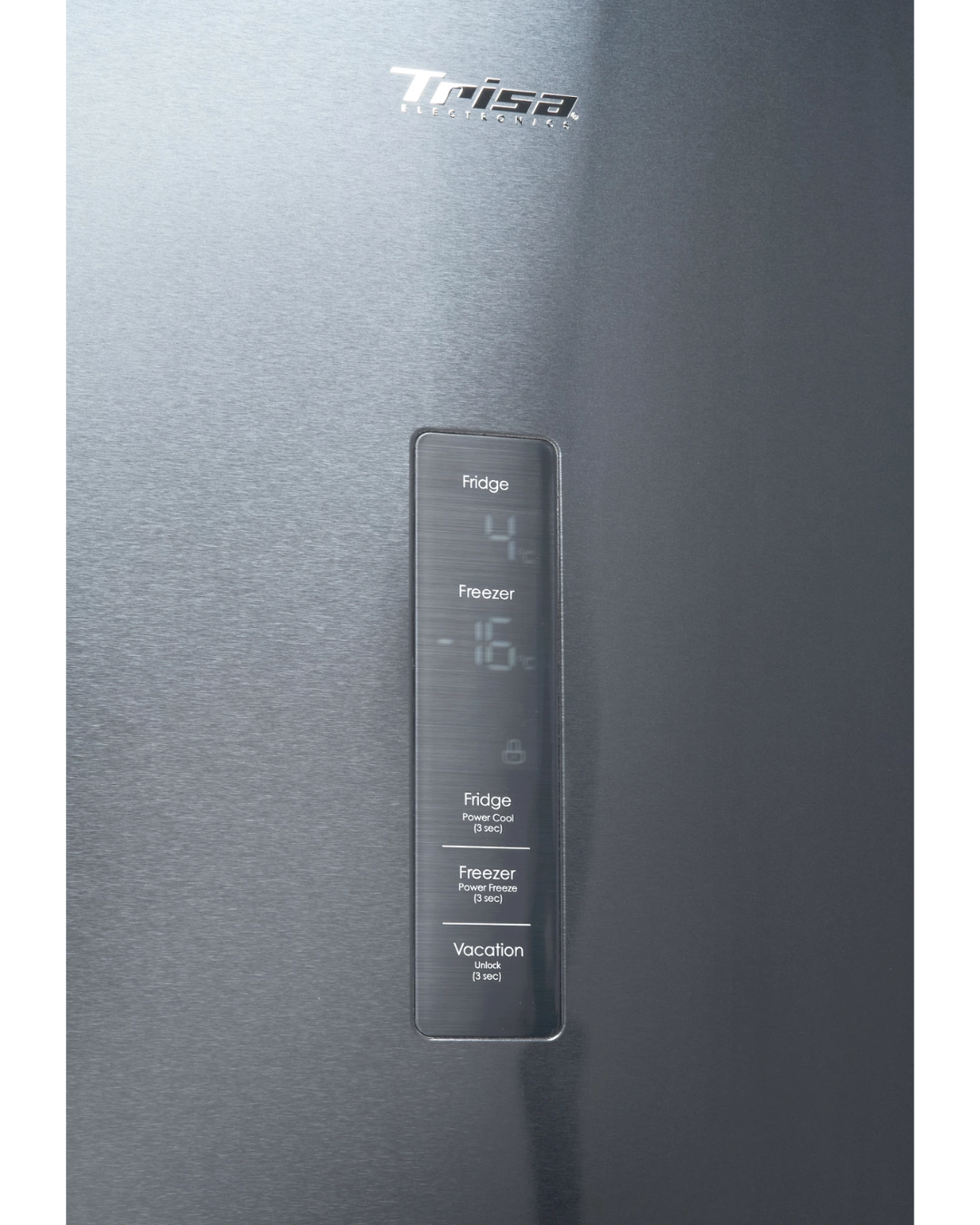 TRISA COMBI FRIDGE INOX SILVER 223W 378L