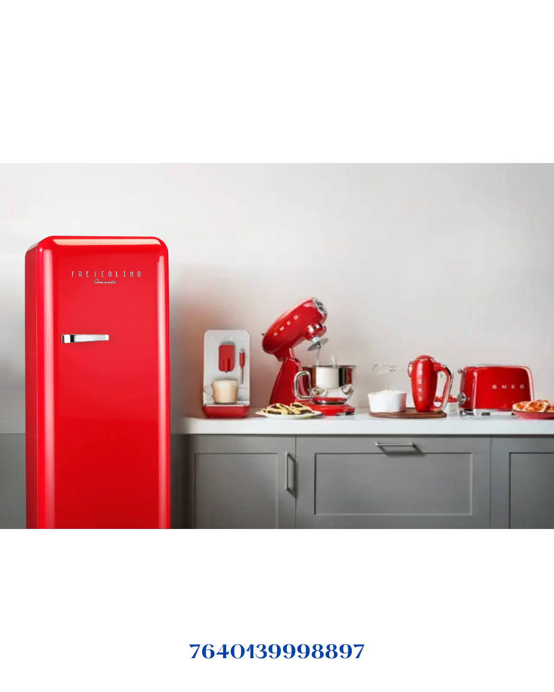 TRISA FRESCOLINO CLASSIC FEFRIGERATOR RED 110W 281L