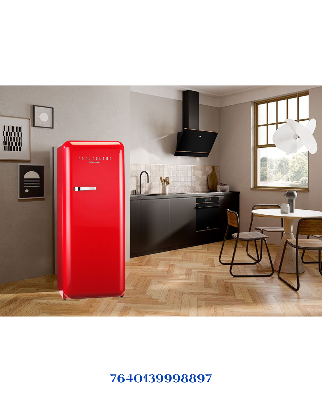 TRISA FRESCOLINO CLASSIC FEFRIGERATOR RED 110W 281L