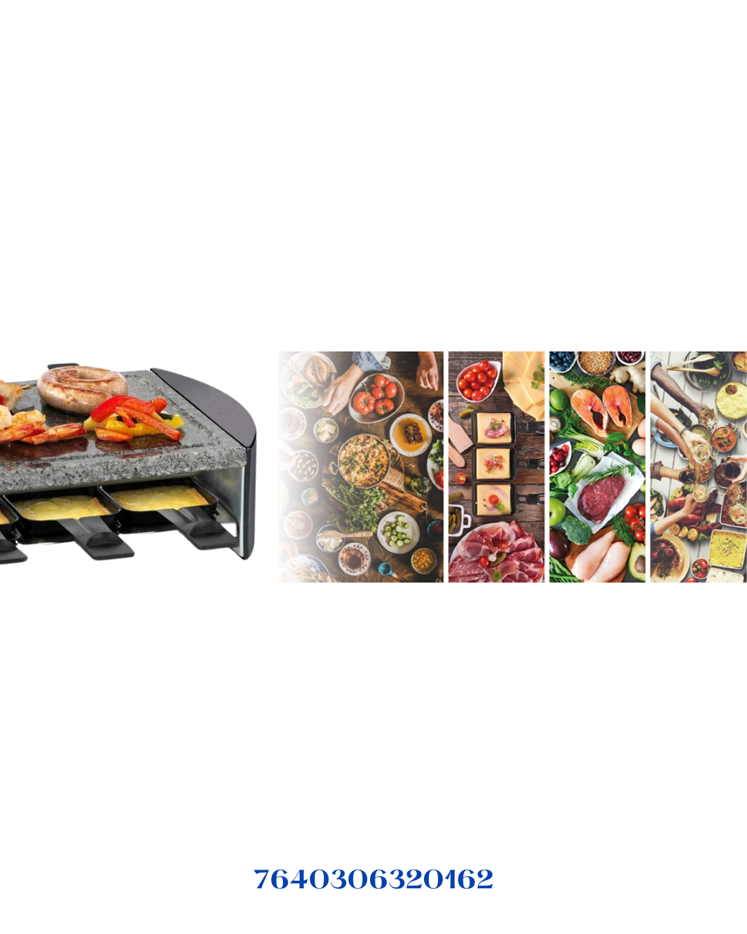 TRISA RACLETTINO 8 ELECTRIC RACLETTE GRILL 1300 W
