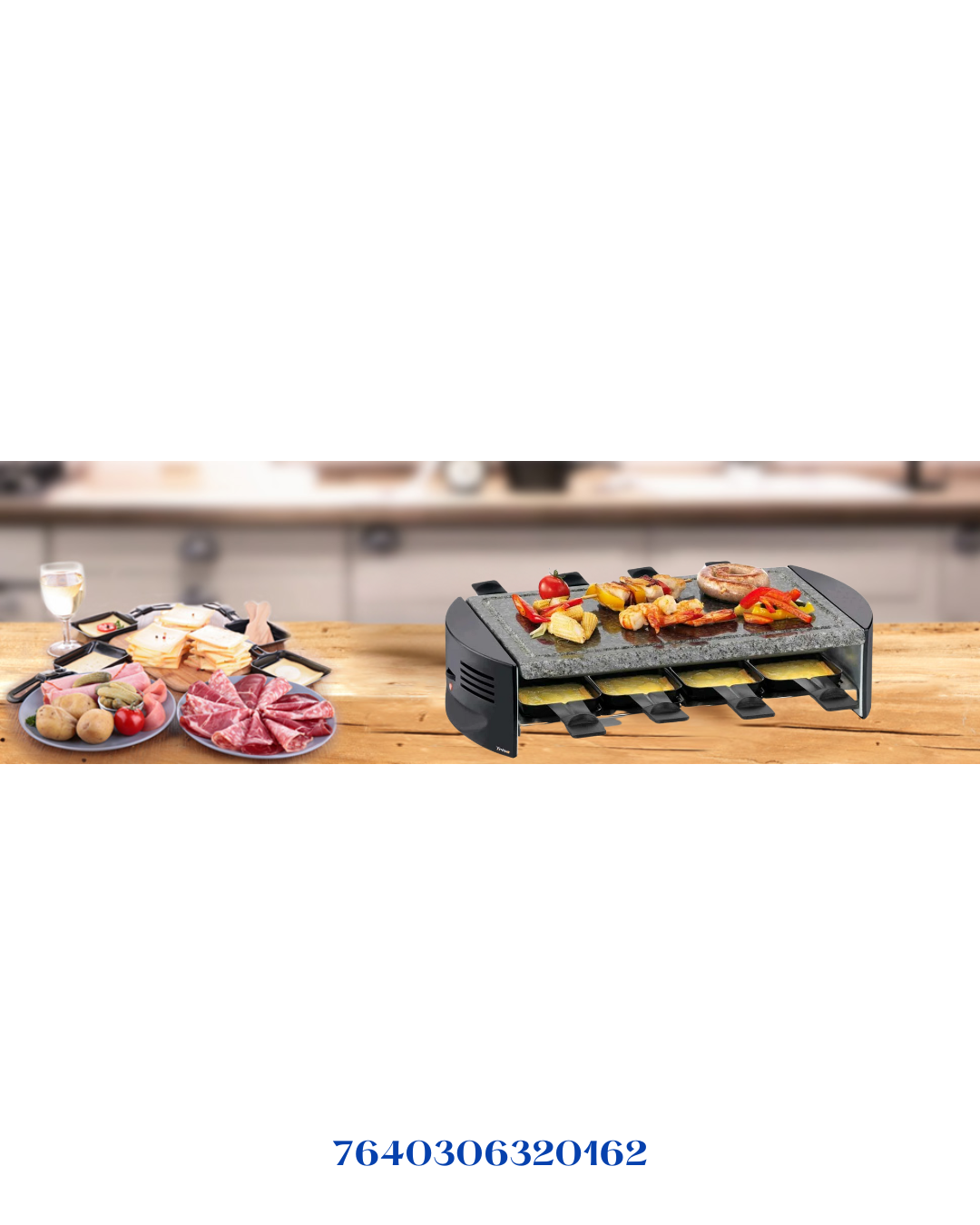 TRISA RACLETTINO 8 ELECTRIC RACLETTE GRILL 1300 W