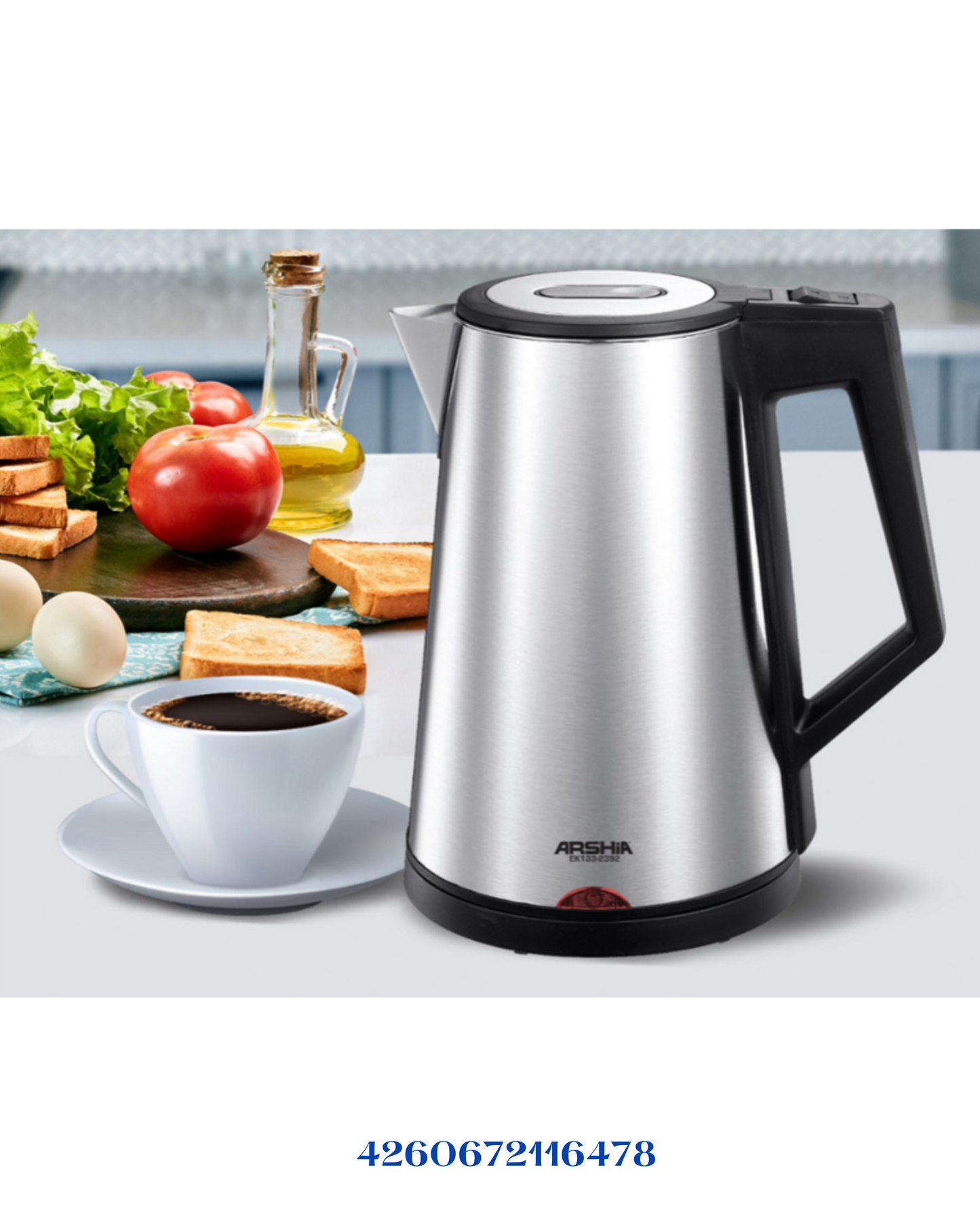 ARSHIA ELECTRIC KETTLE 1800W 1.7 L