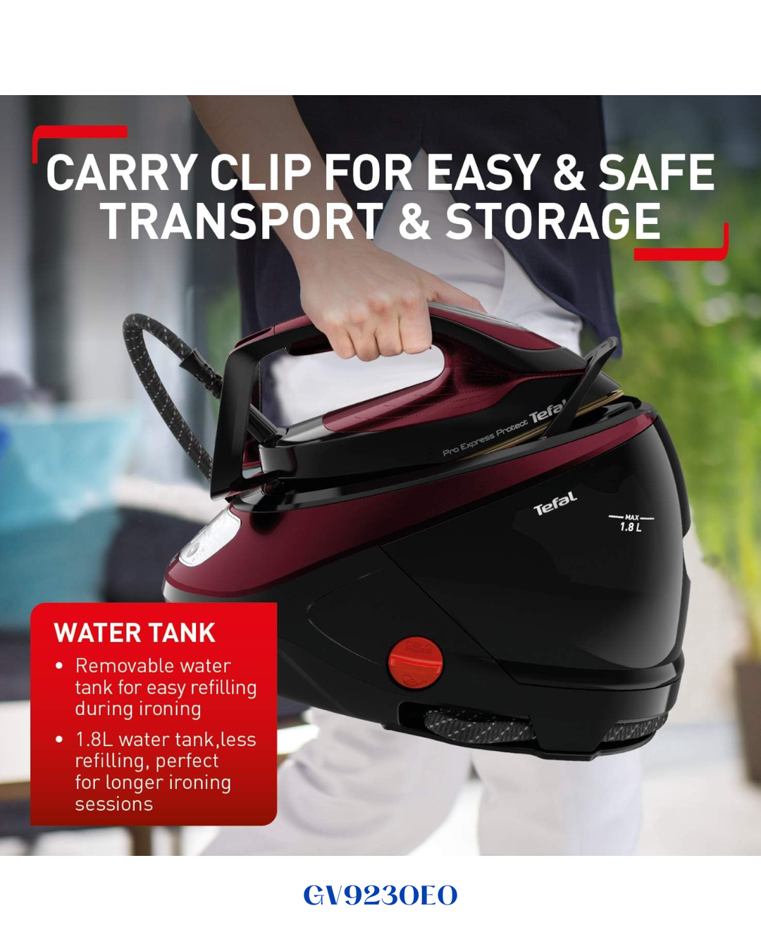 TEFAL PRO EXPRESS - 2600W-مكواة تيفال المنضدية
