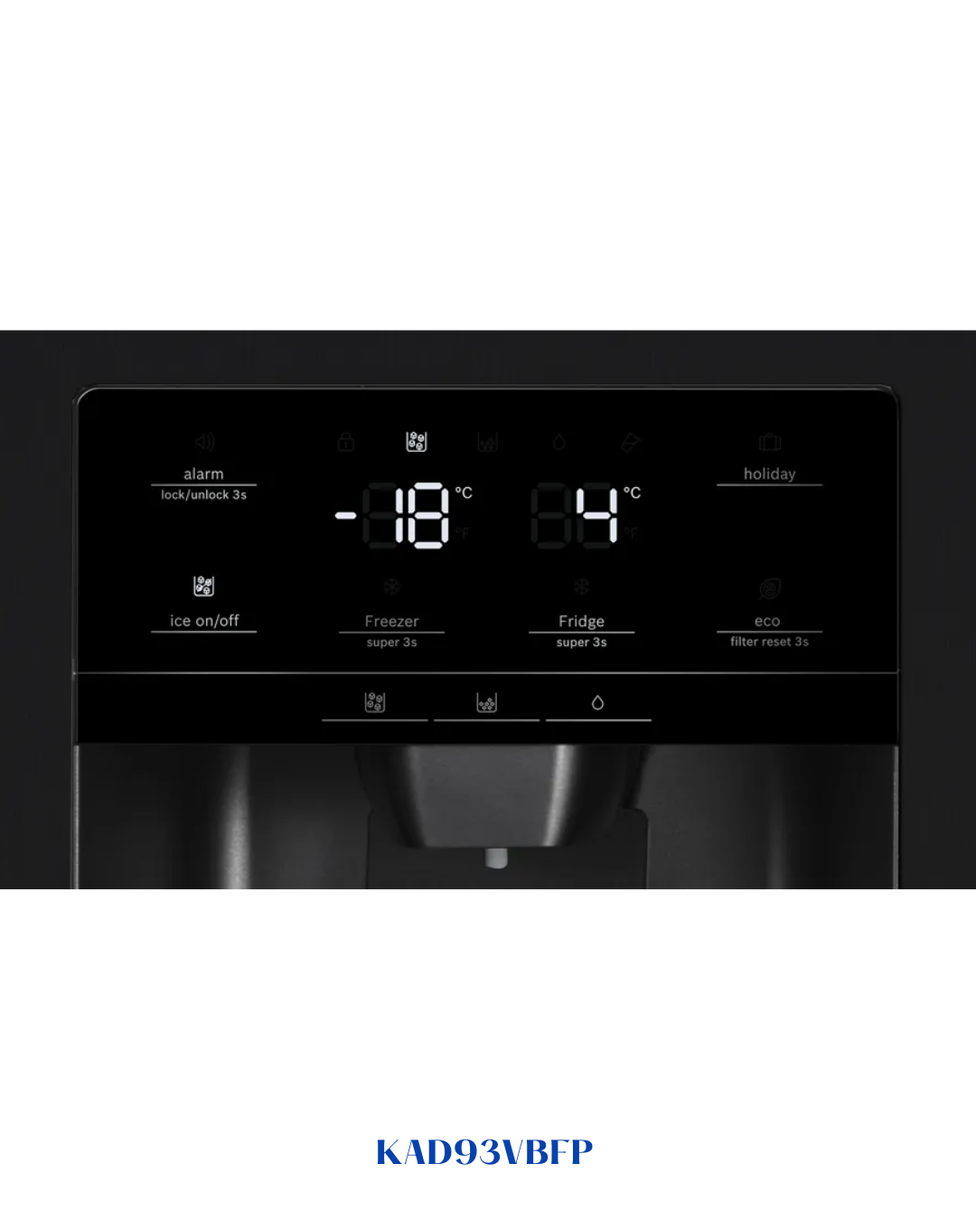 BOSCH AMERICAN‑STYLE FRIDGE‑FREEZER 562 L A