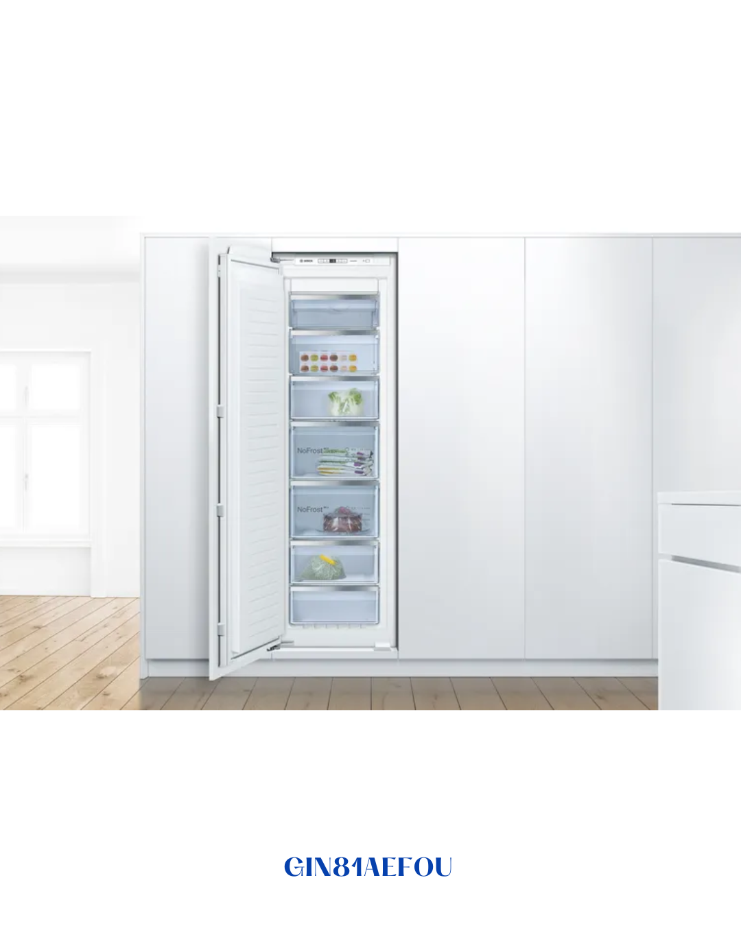 BOSCH BUILT‑IN UPRIGHT FREEZER 211 L