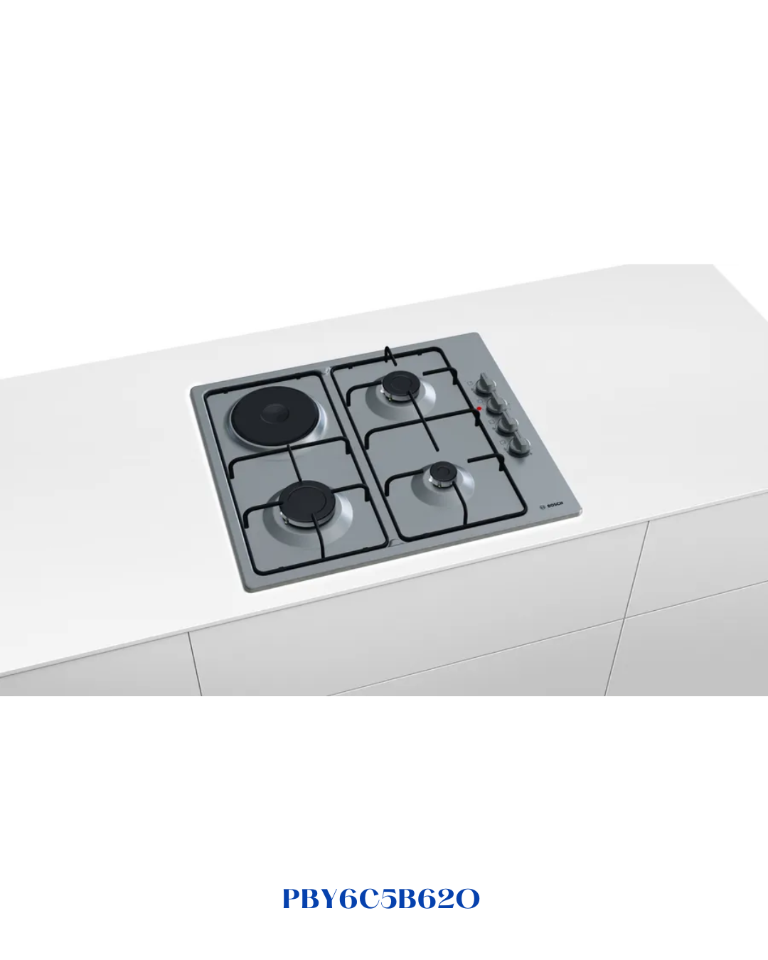 BOSCH SERIE 2 BUILT-IN 60 CM MIXED HOB 3 GAS 1 ELECTRIC