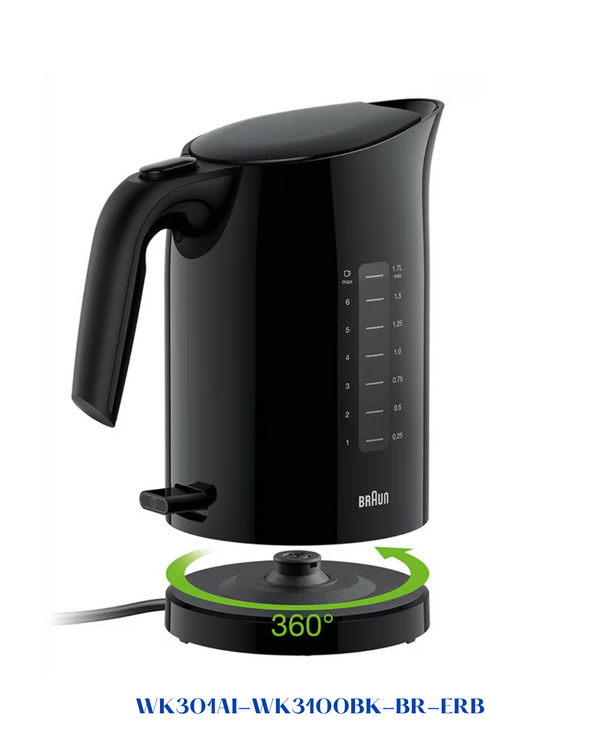 BRAUN PUREASE WATER KETTLE 2200W 1.7L