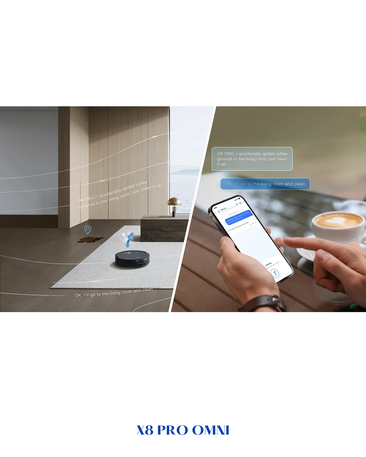 ECOVACS FREE HAND X8 PRO OMNI 18000PA