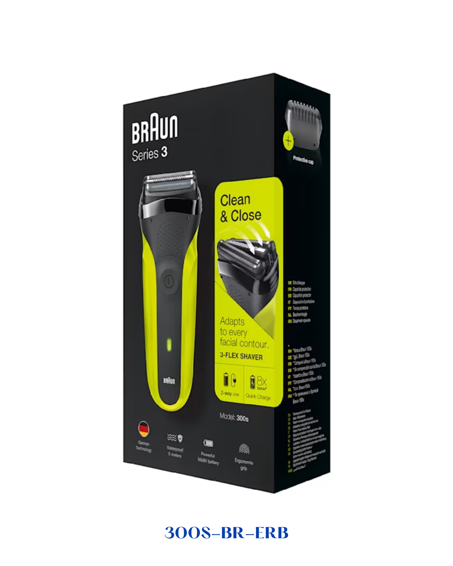 BRAUN SERIES 3 RECHARGEABLE ELECTRIC SHAVE 5.4W