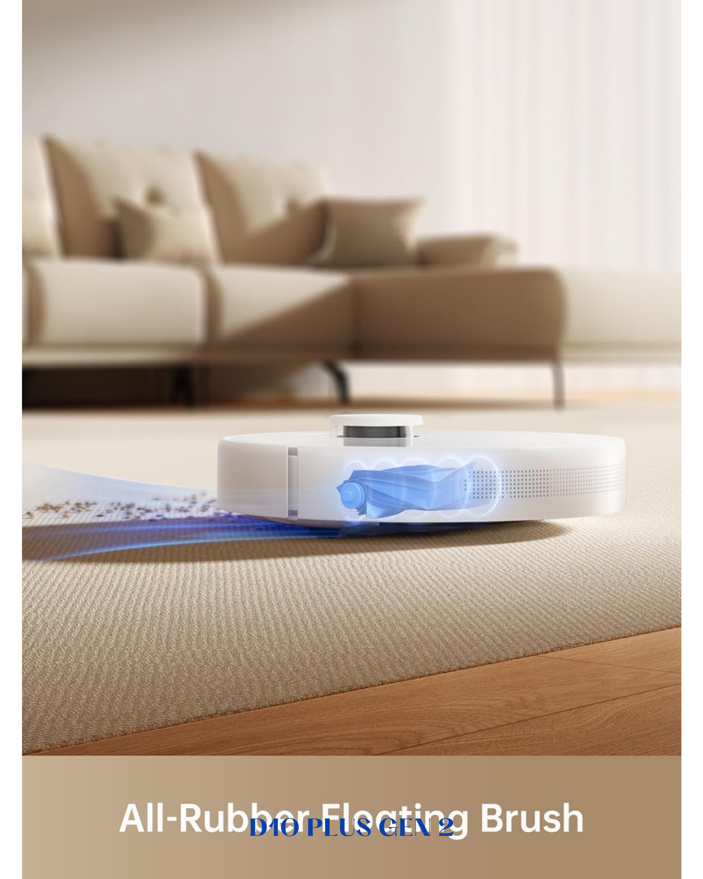 DREAME D10 PLUS GEN 2 ROBOT VACUUM & MOP 6000PA