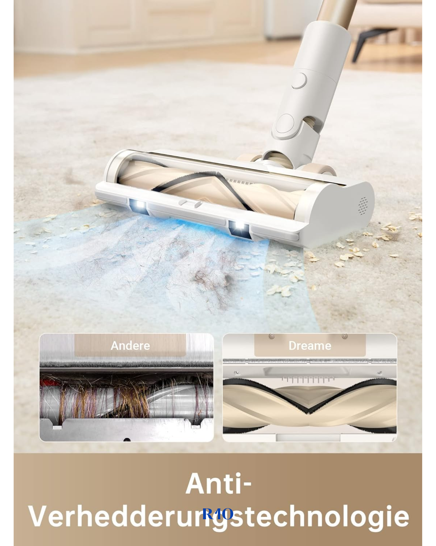 DREAME R10 CORDLESS VACUUM CLEANER 120AW-20000PA