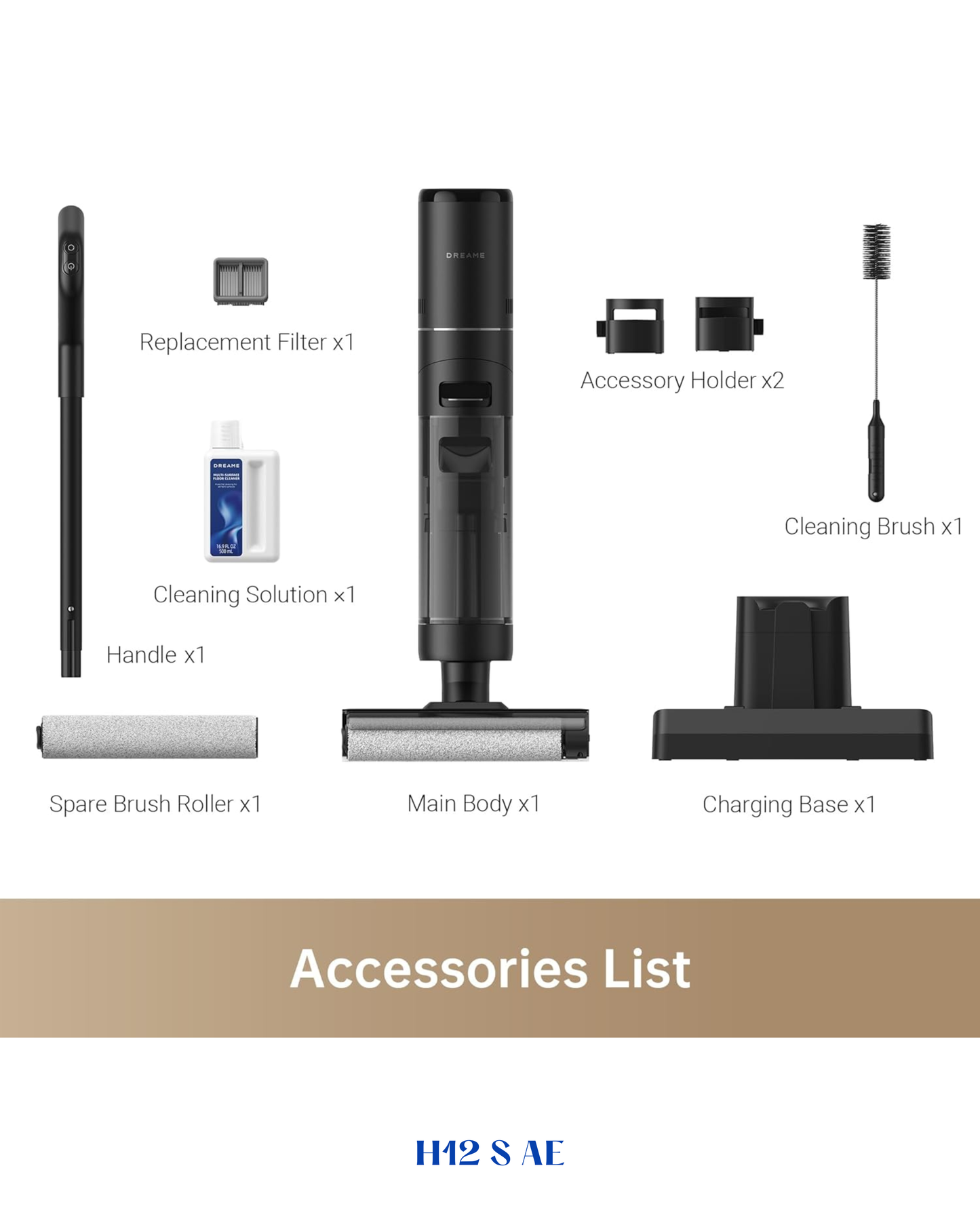 DREAME H12S AE CORDLESS WET & DRY VACUUM 16,000 PA
