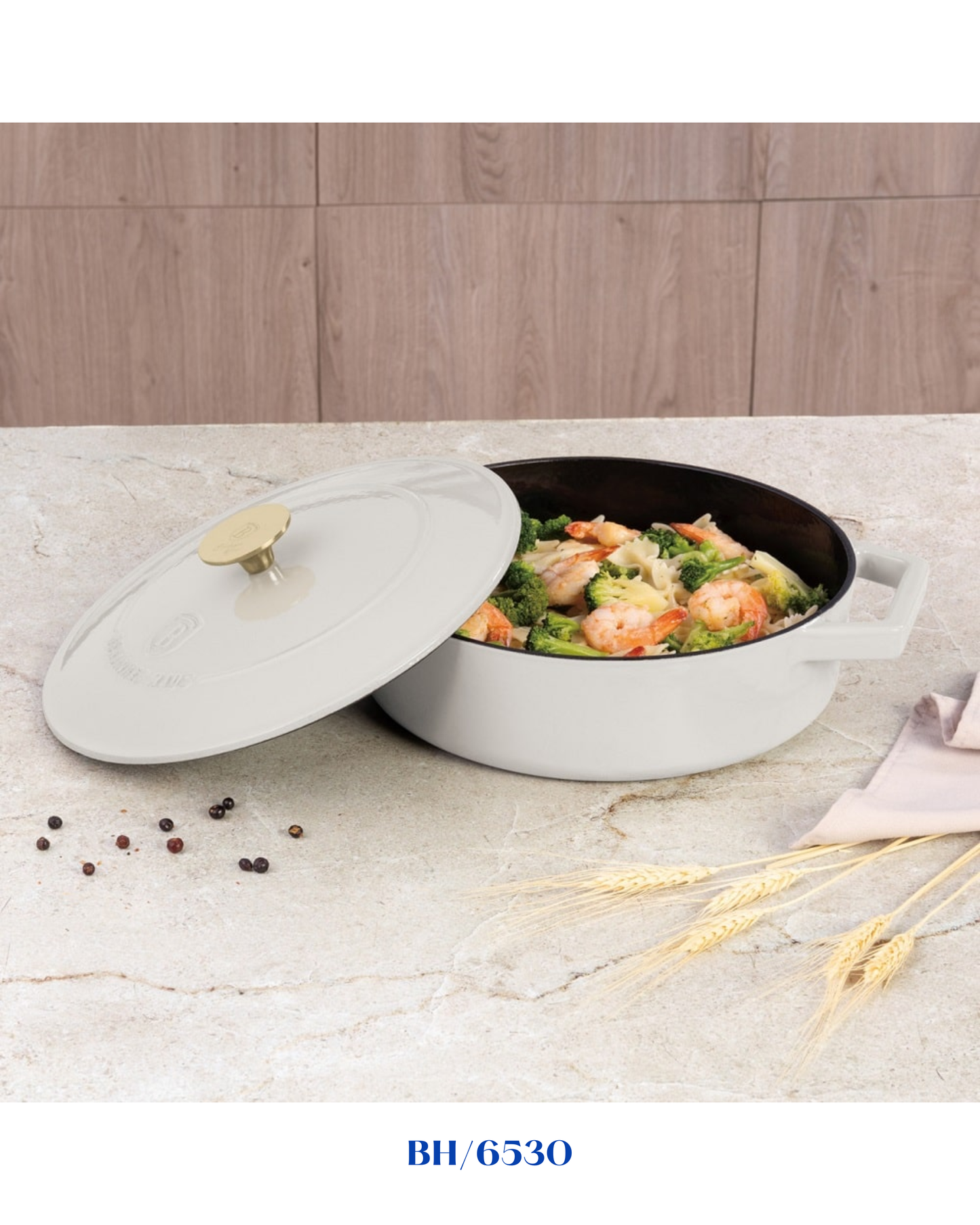 BERLINGER HAUS SHALLOW POT CAST IRON 26CM