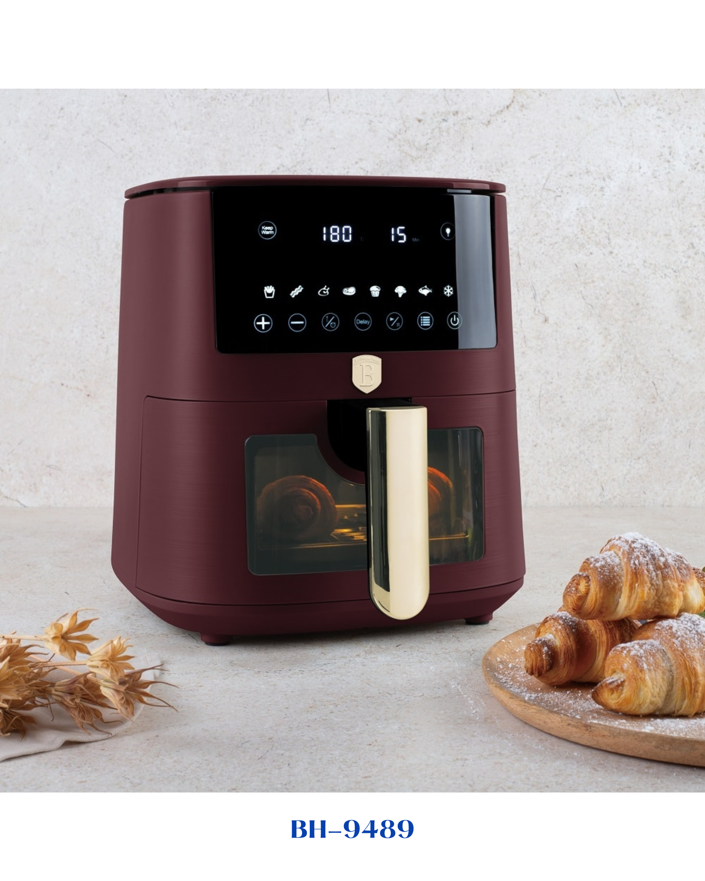 BERLINGER HAUS AIR FRYER 5 L VISIBLE WINDOW
