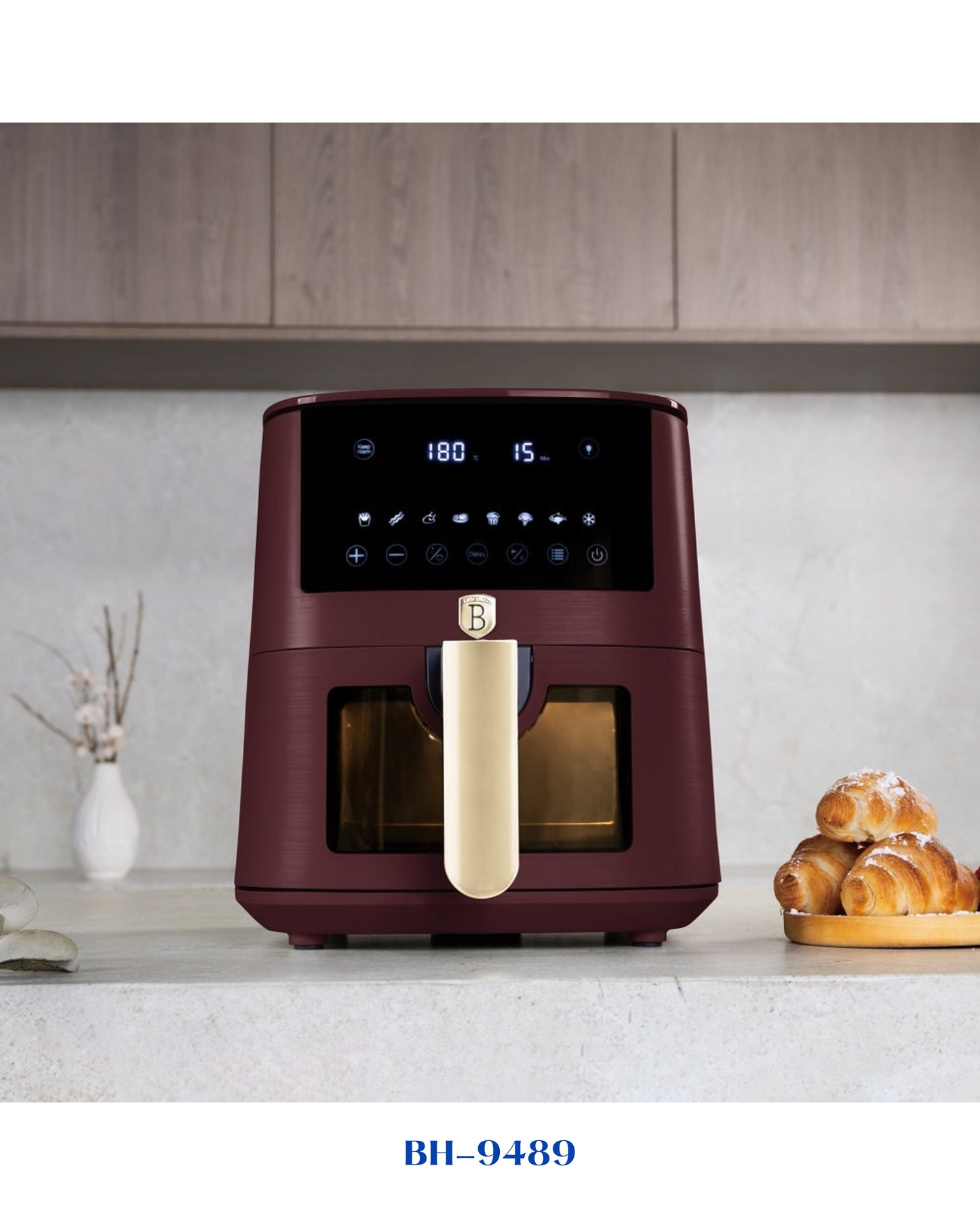 BERLINGER HAUS AIR FRYER 5 L VISIBLE WINDOW