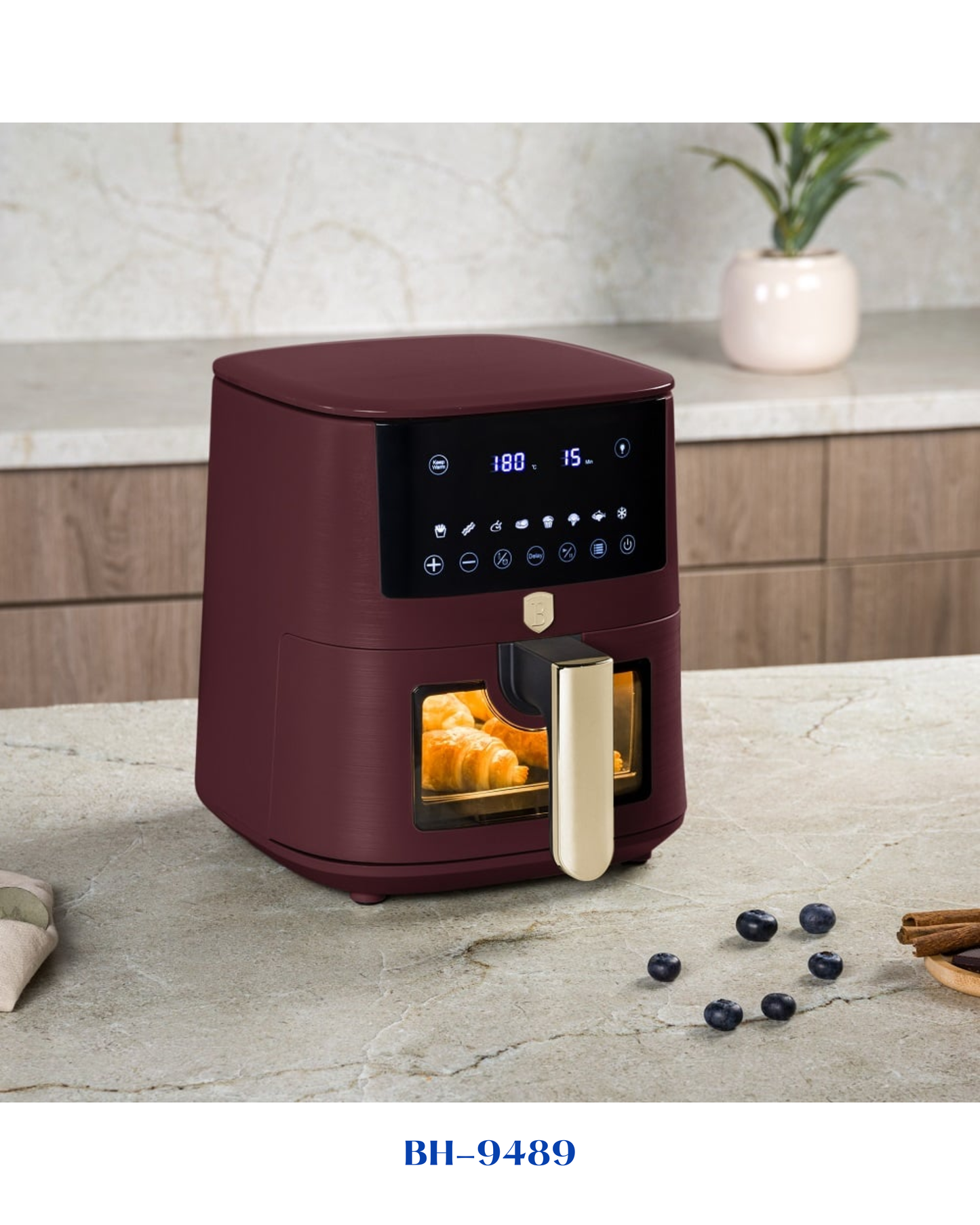 BERLINGER HAUS AIR FRYER 5 L VISIBLE WINDOW