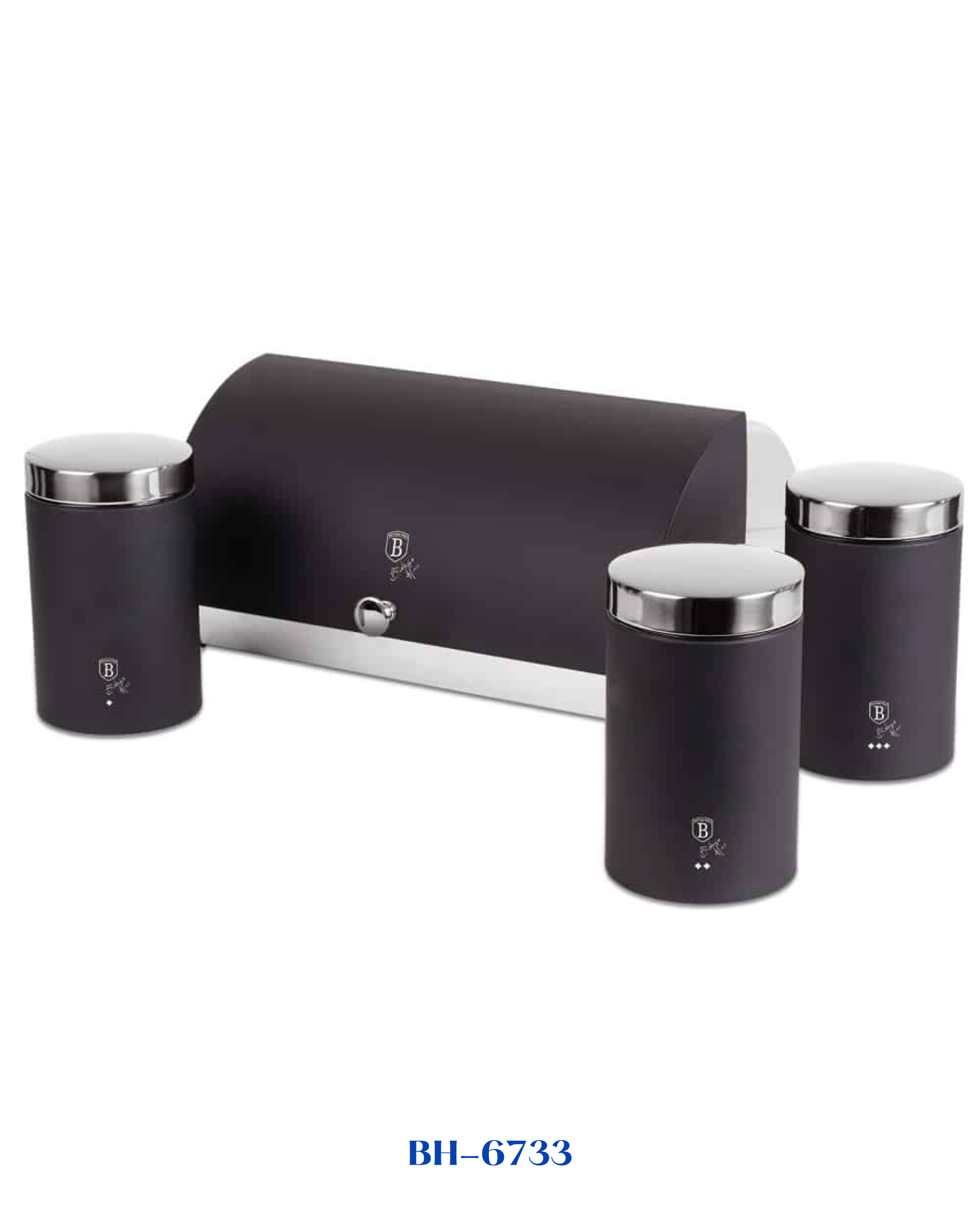 BERLINGER HAUS BREAD BOX WITH 3 PCS CANISTER SET