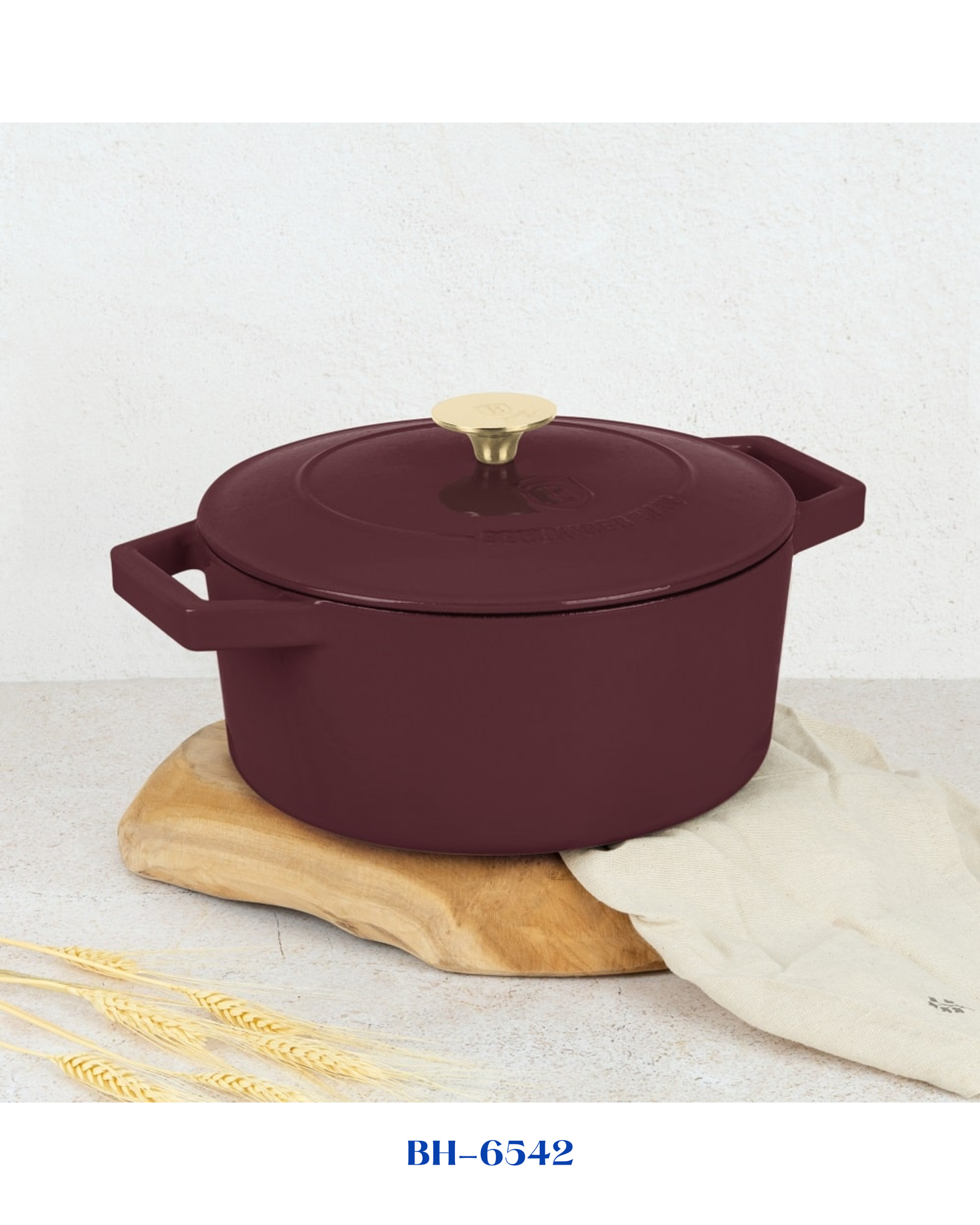 BERLINGER HAUS CASSEROLE CAST IRON 24CM