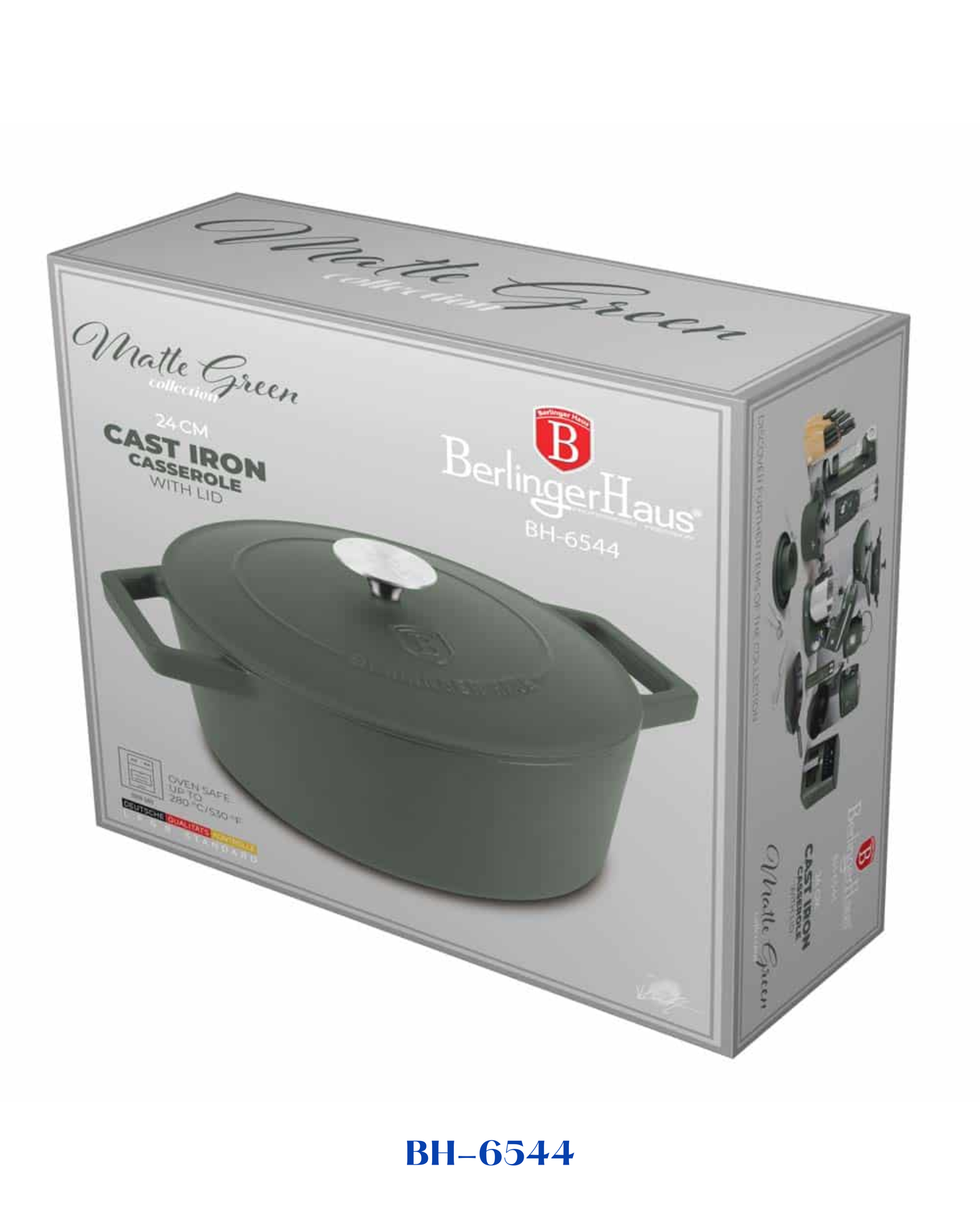 BERLINGER HAUS CASSEROLE CAST IRON 24CM