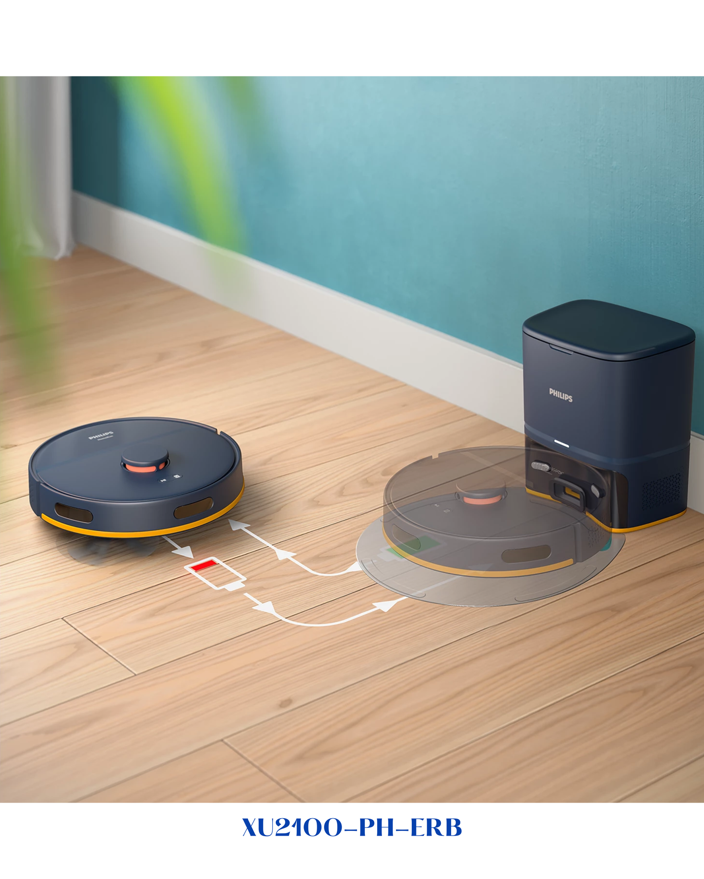 PHILIPS HOMERUN 2000 SERIES ROBOT VACUUM CLEANER 2700P