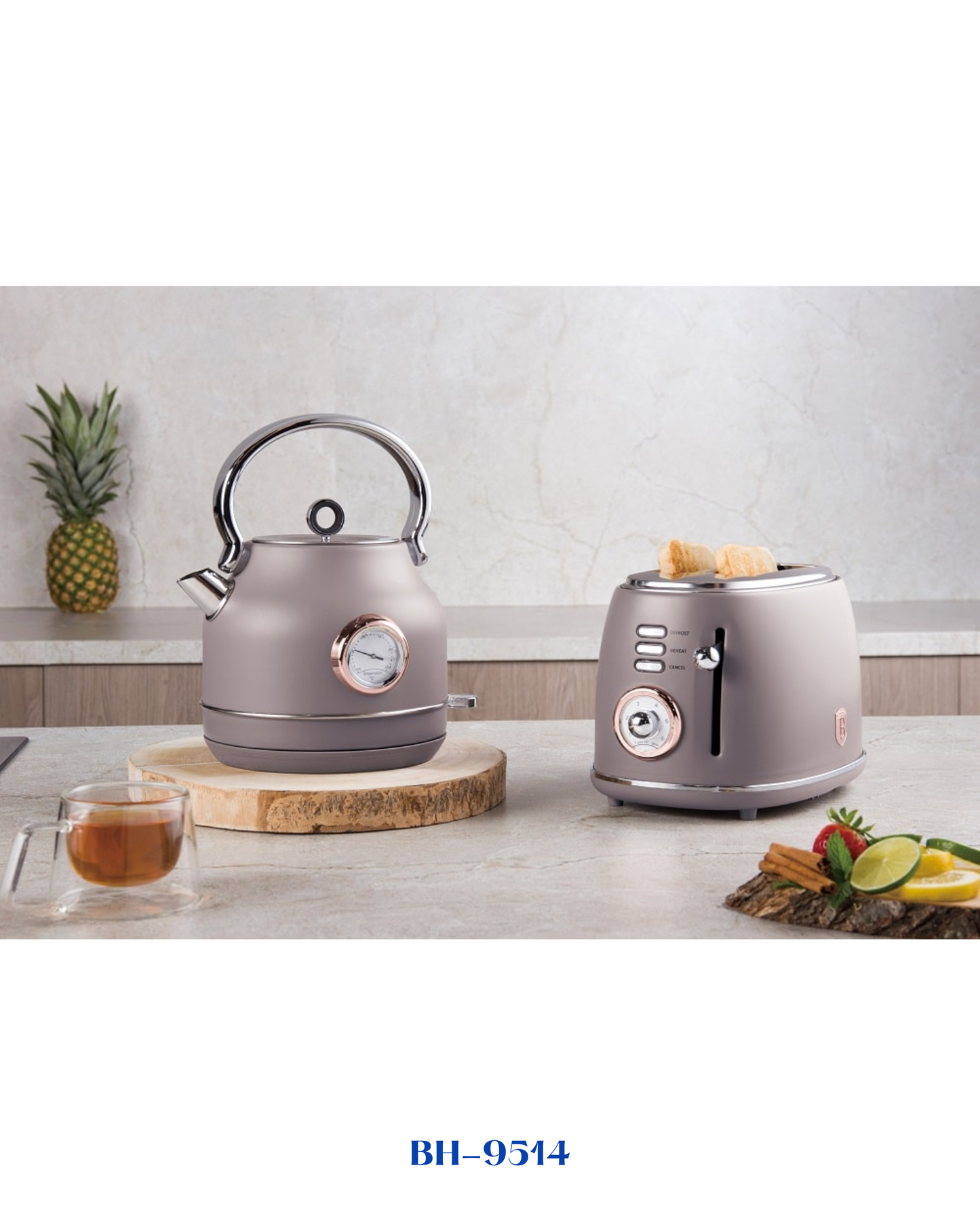 BERLINGER HAUS ELECTRIC KETTLE WITH THERMOMETER