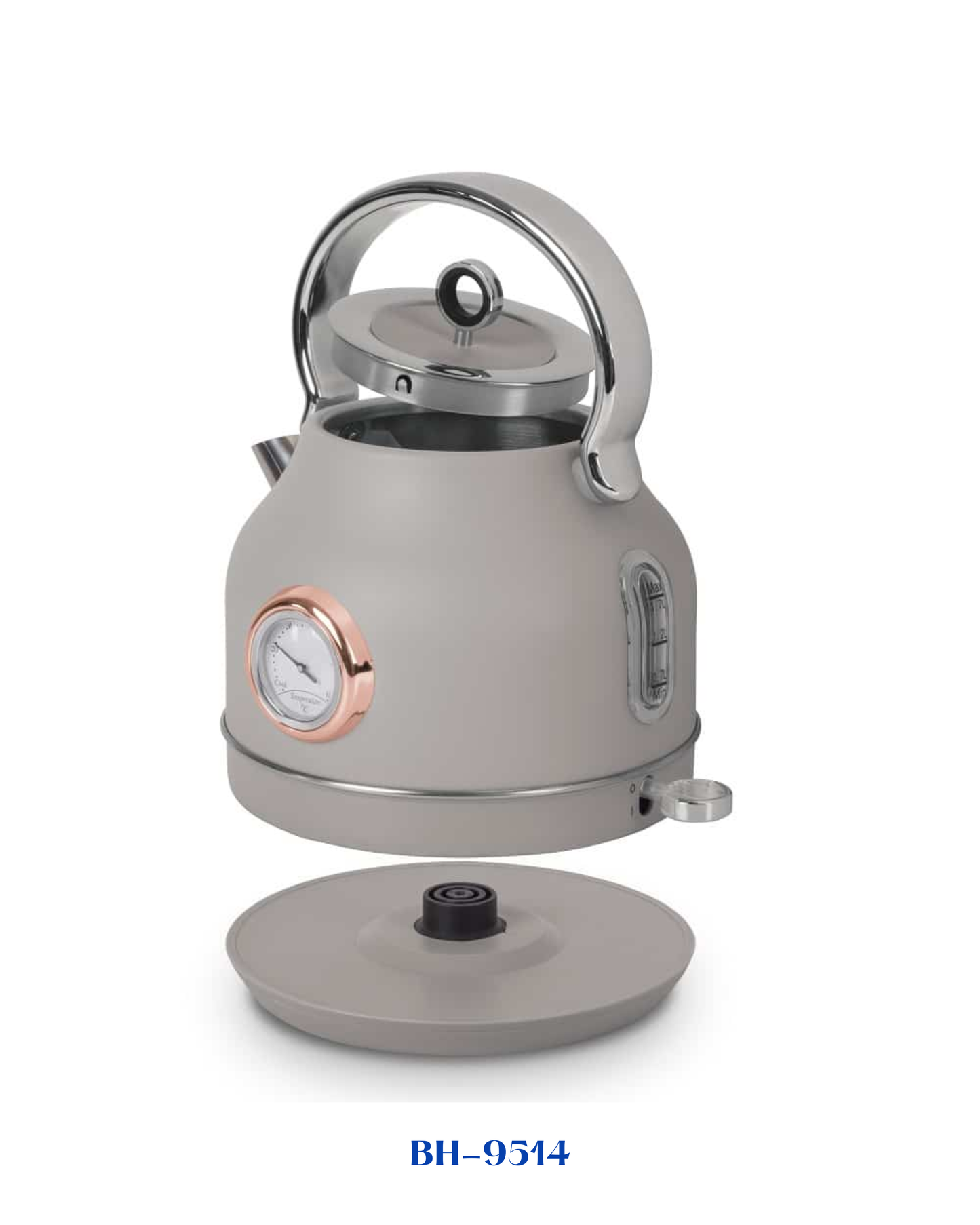 BERLINGER HAUS ELECTRIC KETTLE WITH THERMOMETER