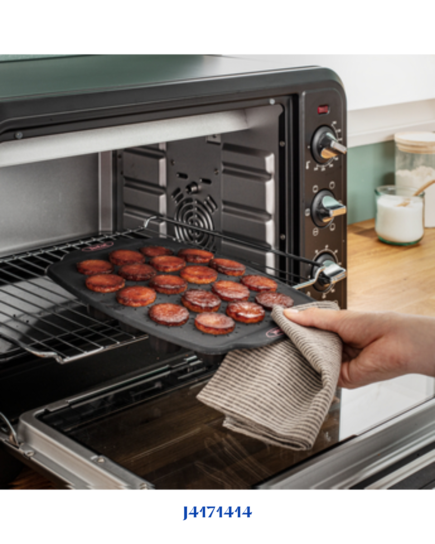 TEFAL CRISPYBAKE SILICONE 12 TARTLETS 29X21 CM