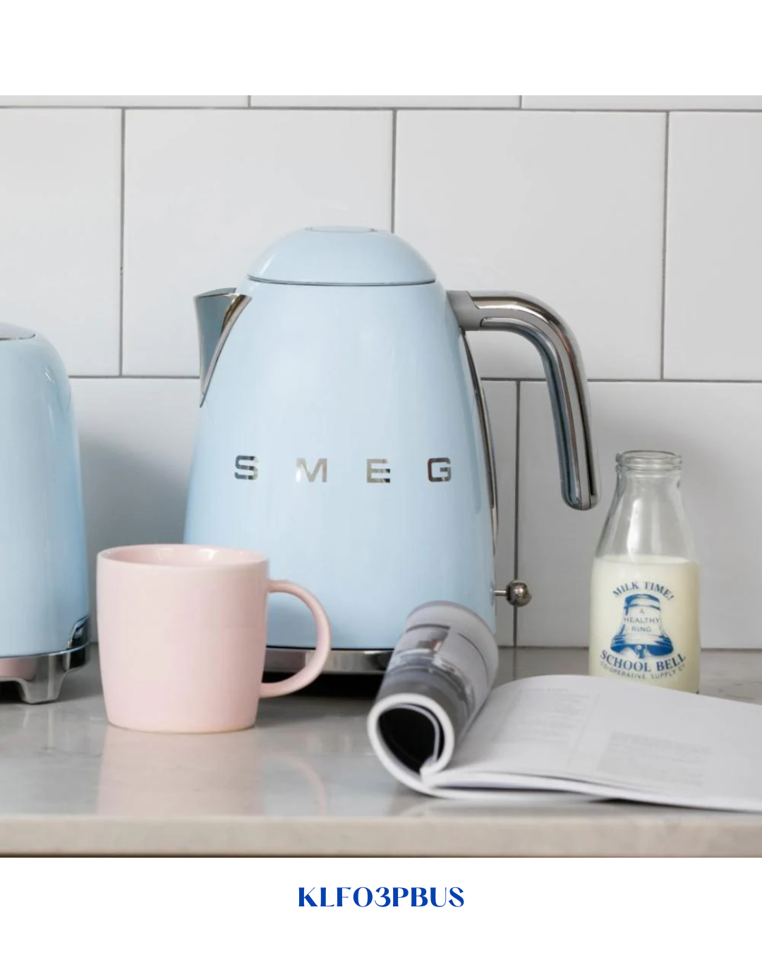 SMEG STYLE ELECTRIC KETTLE PASTEL PASTEL BLUE 1.7L