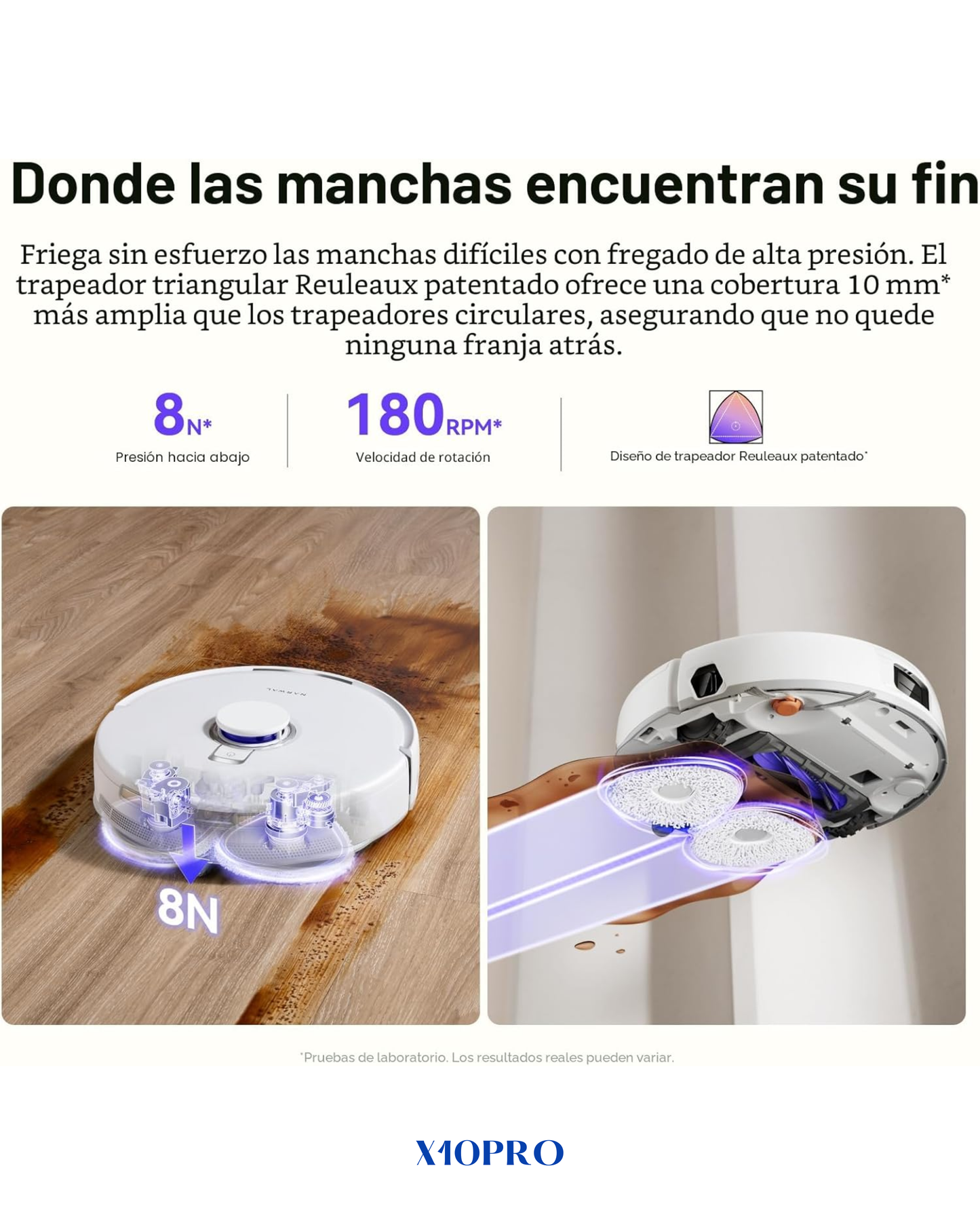 NARWAL FREO X10 PRO ROBOT VACUUM & MOP (72W, 5000MAH)