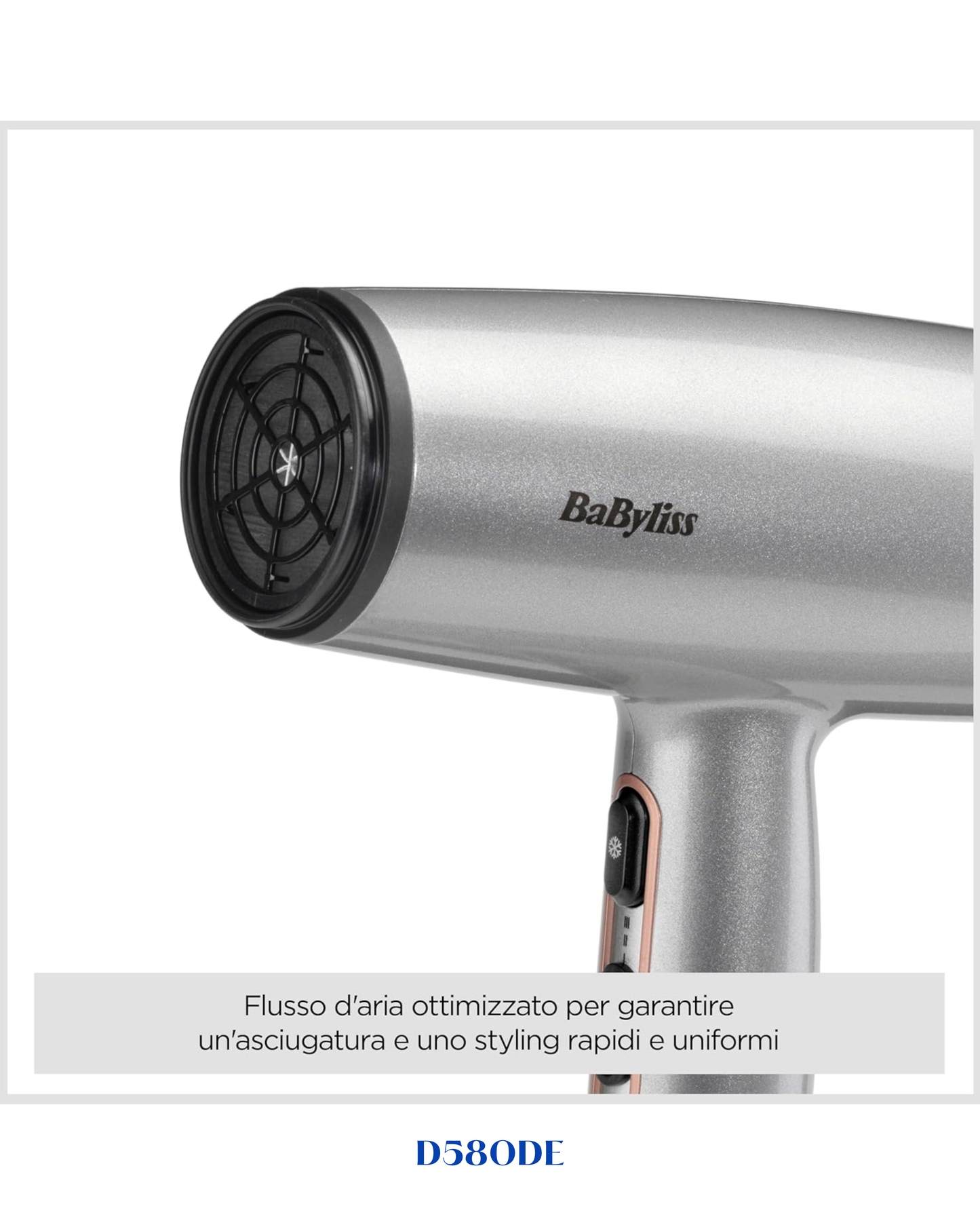 BaByliss Cosmos Lightweight Powerful 2100W Ionic Hair Dryer