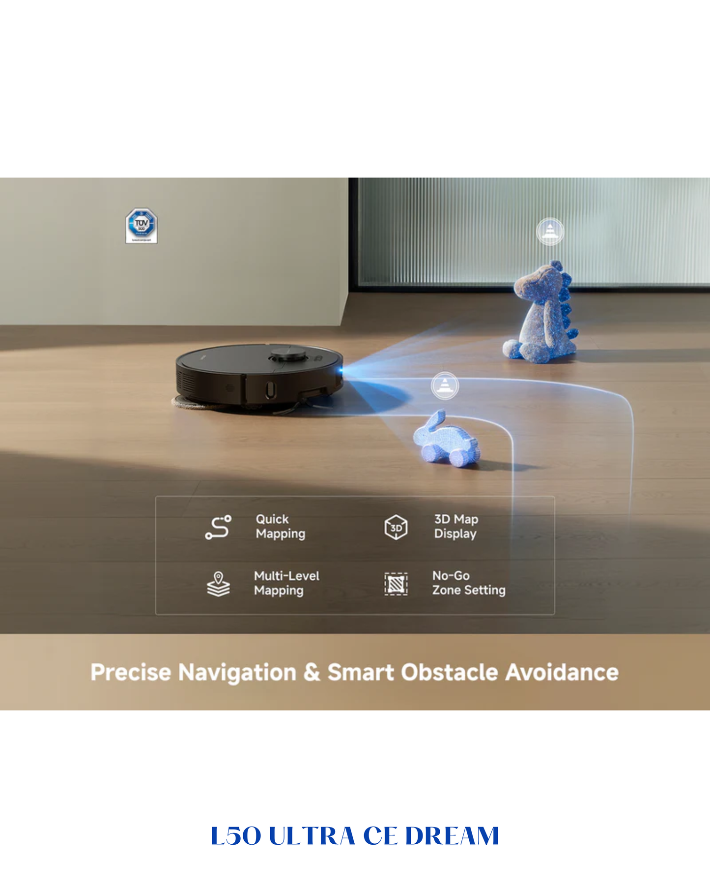 DREAME L50 ULTRA CE ROBOT VACUUM AND MOP
