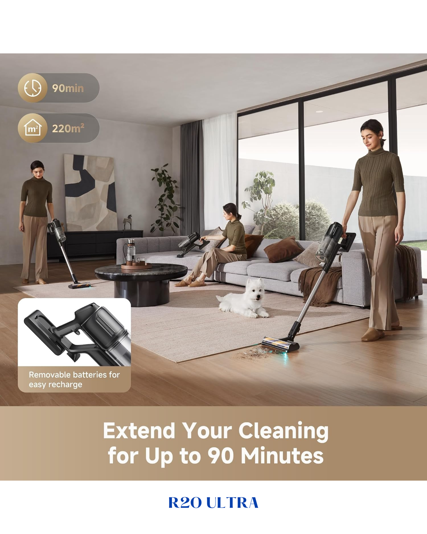 DREAME R20 ULTRA CORDLESS STICK VACUUM