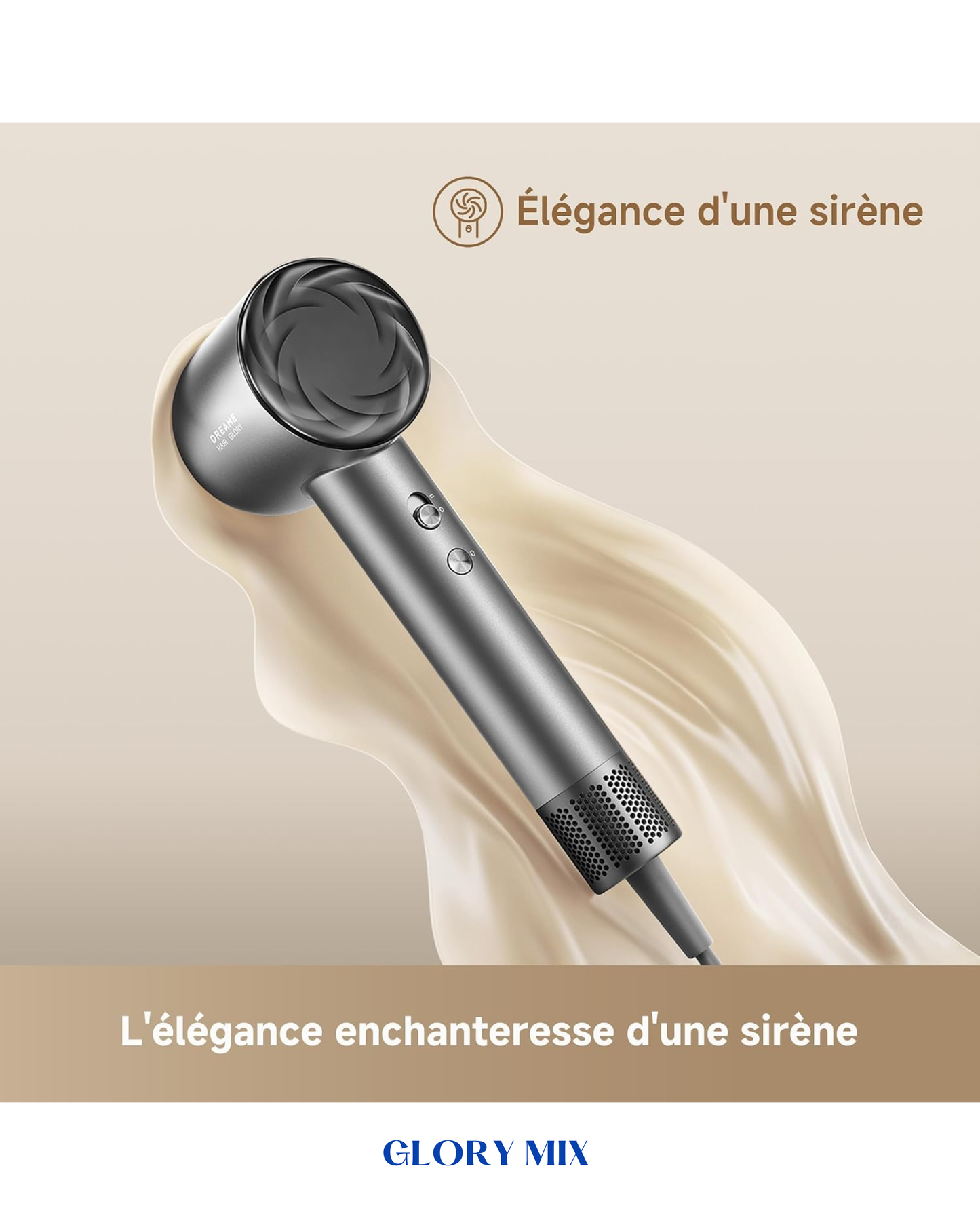 DREAME GLORY MIX HIGH-SPEED HAIR DRYER 1600W