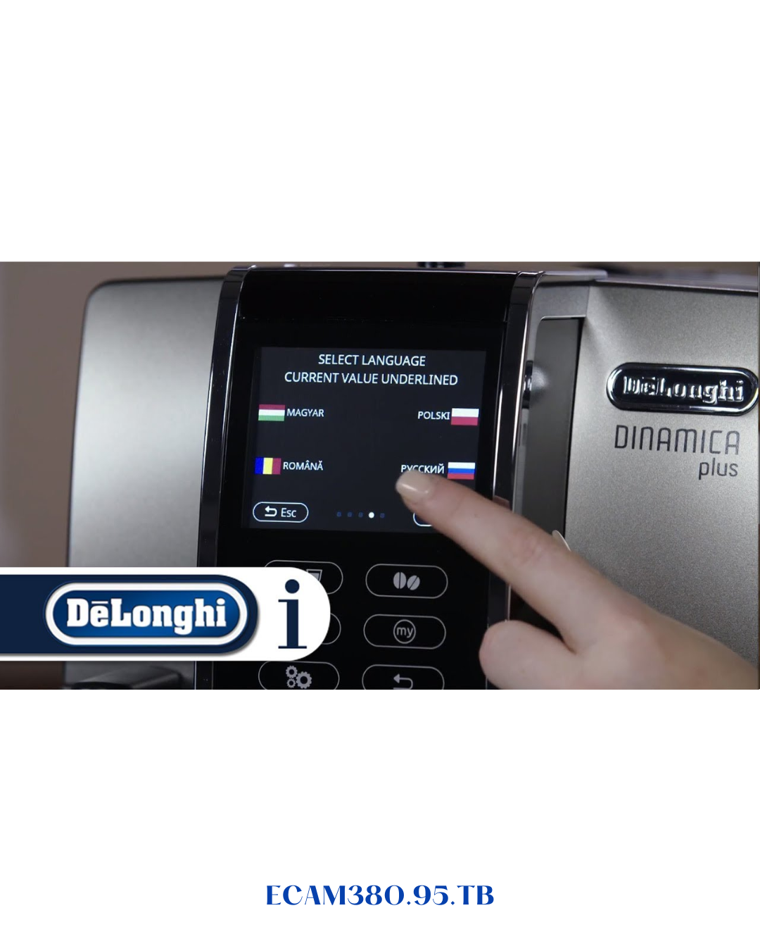 DE’LONGHI DINAMICA PLUS AUTOMATIC COFFEE MAKER 1450W 1.8L