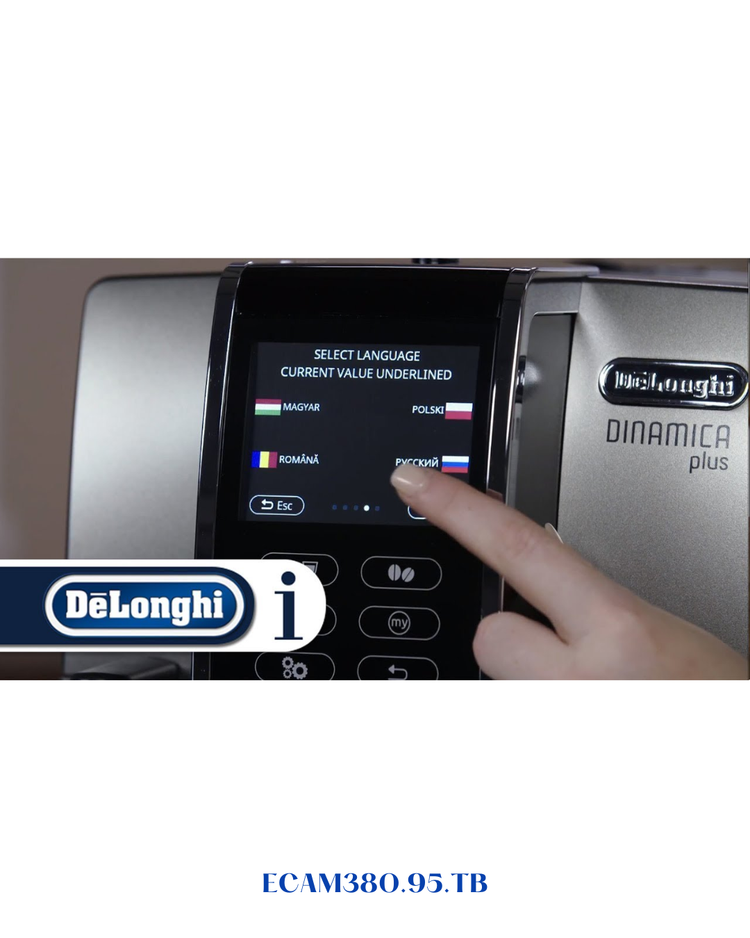 DE’LONGHI DINAMICA PLUS AUTOMATIC COFFEE MAKER 1450W 1.8L