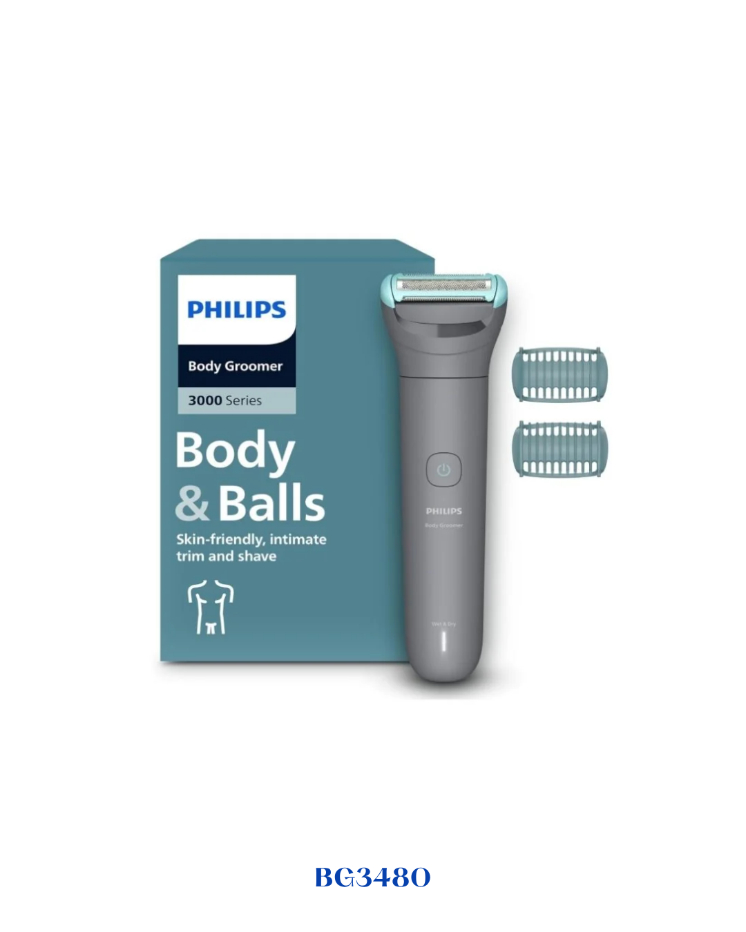 PHILIPS BODY GROOMER 3000 SERIES WITH TRIPLE PROTECT SHAVE SYSTEM