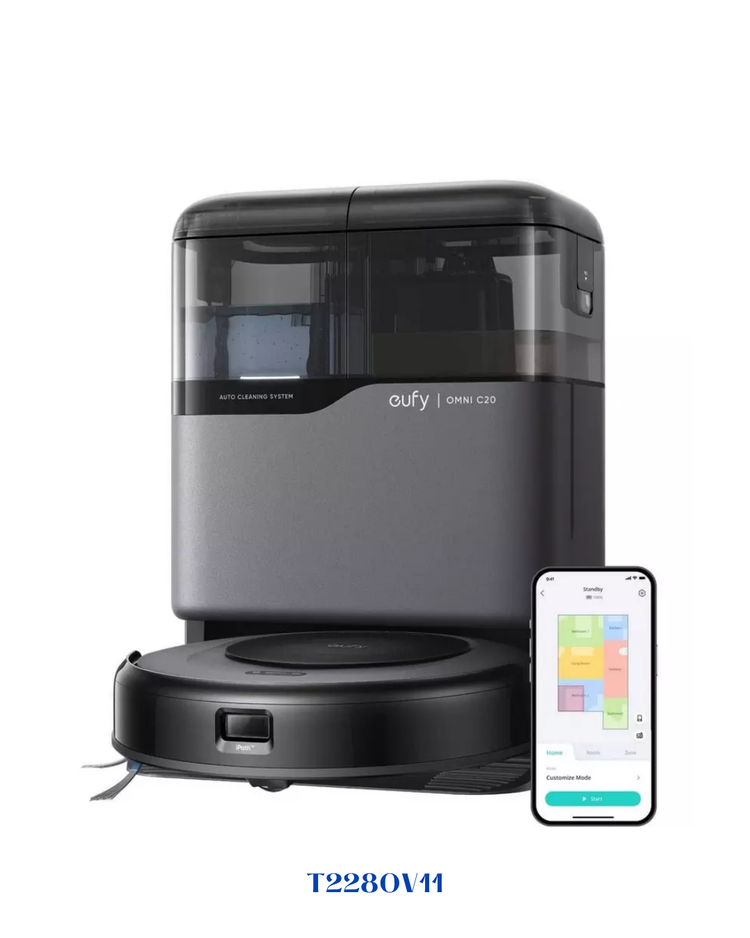 ANKER EUFY ROBOT VACUUM OMNI C20 WITH ALL-IN-ONE STATION – 7,000PA,