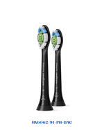 Philips Sonicare W2 Optimal White 2-Pack Brush Heads – Black