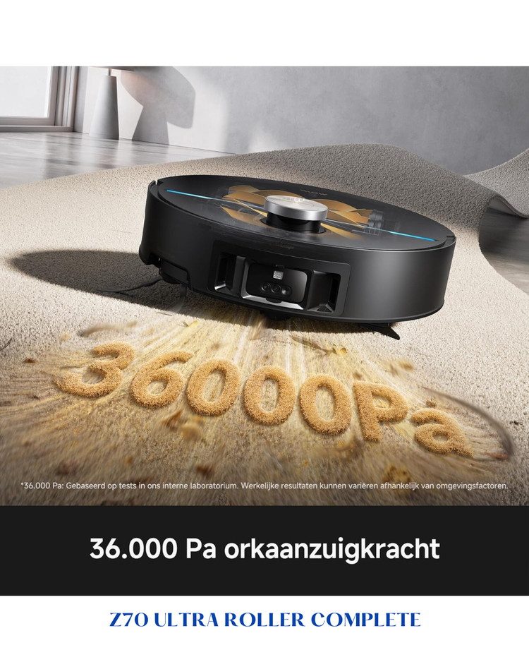 MOVA Z70 ULTRA ROLLER COMPLETE ROBOT VACUUM 36,000PA