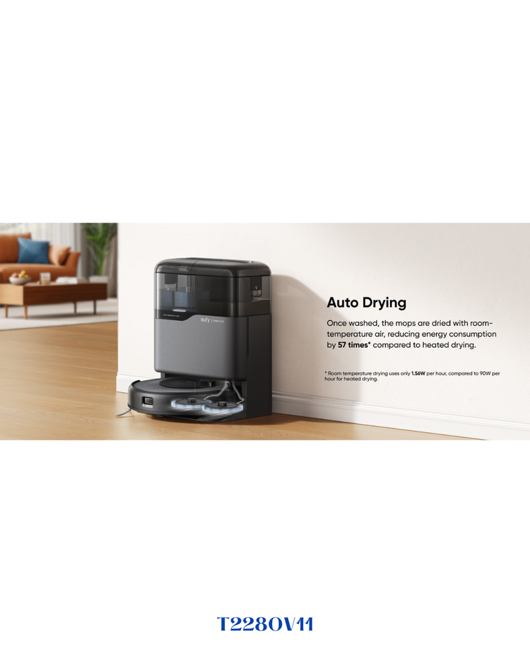 ANKER EUFY ROBOT VACUUM OMNI C20 WITH ALL-IN-ONE STATION – 7,000PA,
